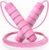 Jump Rope, Tangle-Free Rapid Speed Jumping Rope Cable with Ball Bearings for Women, Men, and Kids, Adjustable Steel Jump Rope with Foam Handles for Home Gym Exercise Fitness Workout Equipment & Slim Body