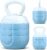 Adjustable Water Filled Kettlebell 5/8/13/17/22 lb Water Filled Kettlebells Weights Set for Home Gym, Kettle Bell Sets for Women at Home and Cross-training Exercise