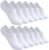 No Show Socks for Women – Low Ankle Footies for Sneakers, Athletic Anti-Slip Invisible Liner, 6/8 Pairs