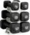 Tone Fitness Neoprene Dumbbell Set with Storage Rack – Non-Slip, Anti-Roll Hand Weights for Home Gym Workouts | 20 lb, 32 lb, 50 lb, 60 lb & 100 lb Options