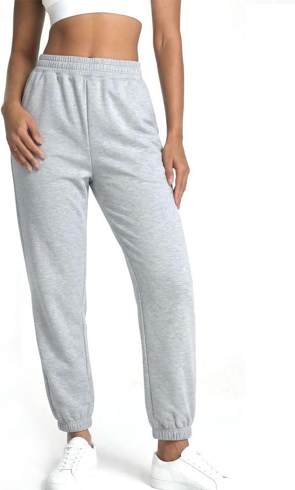 MERIDIANA Womens Joggers, High Waisted Comfy Athletic Yoga Lounge Pants, Scuba-Inspired Stretch Pant for Workout Gym Running