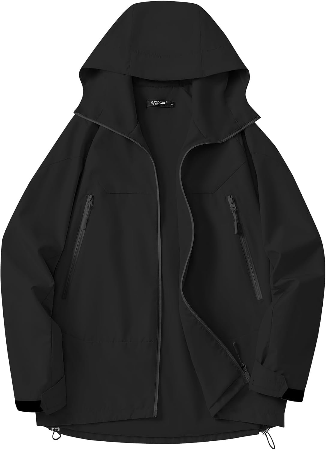 Avoogue Rain Jacket for Women Waterproof Lightweight Rain Coat Hiking Windbreaker Jacket with Hood