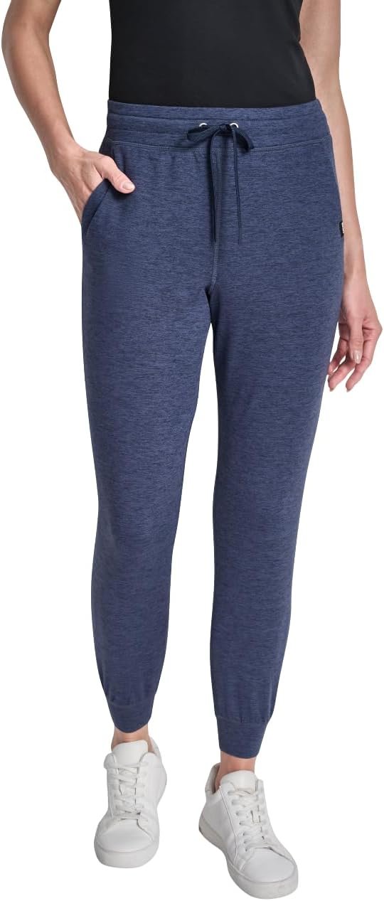 DKNY Women’s High Waist Slim Fit Jogger Sweatpant