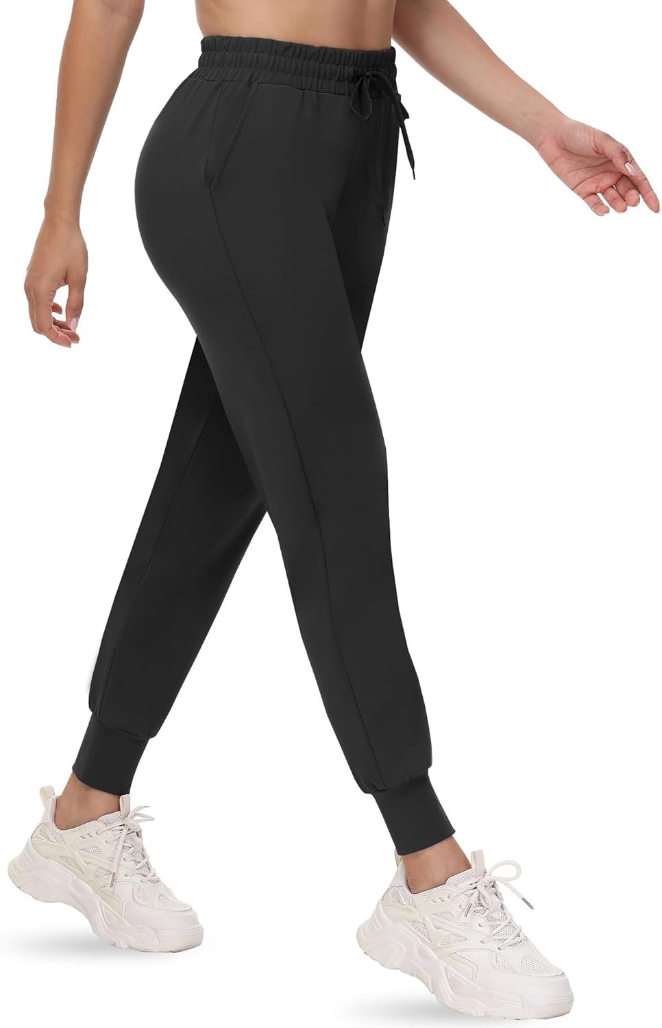 CAMPSNAIL Joggers for Women with Pockets – Womens Sweatpants Yoga Lounge Relaxed-fit Pants for Workout Running