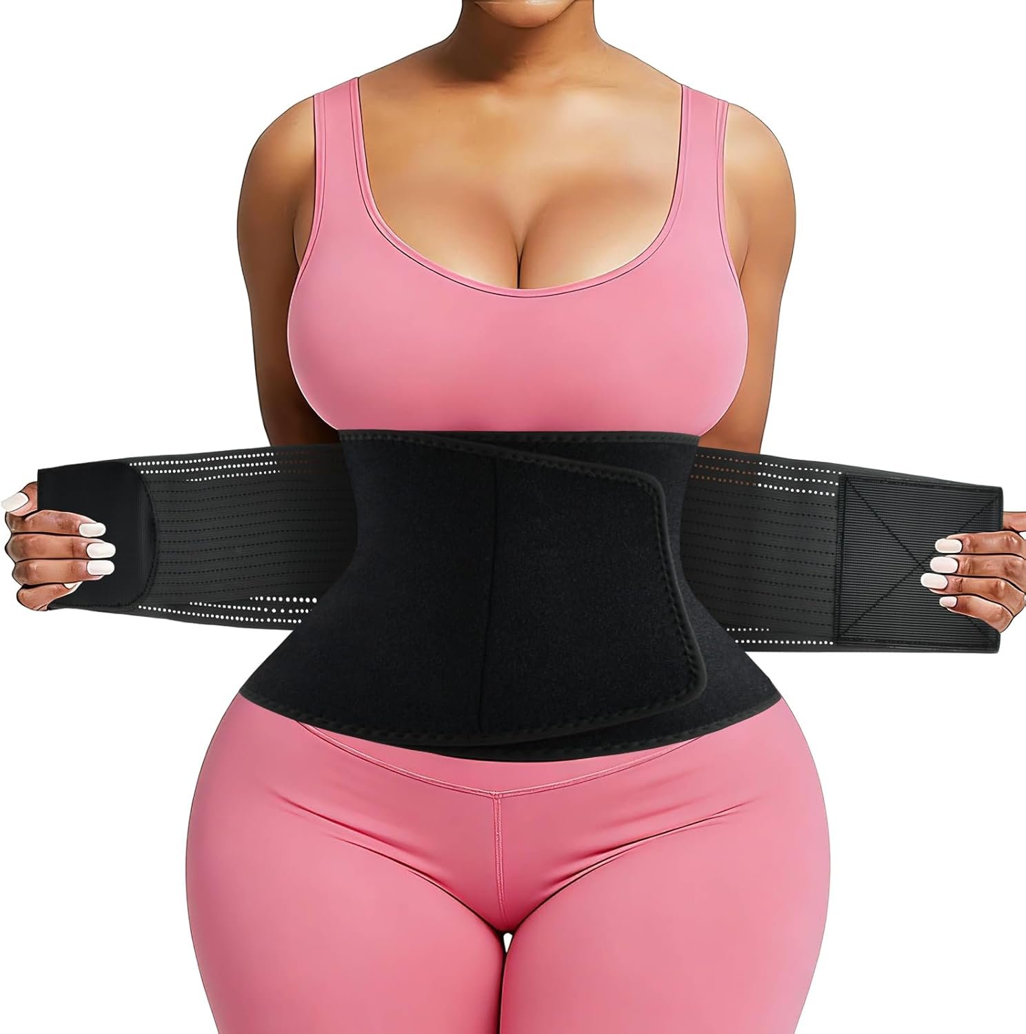 Lisacool Waist Trainer for Women Waist Sweat band for Women Sweat Band Waist Trimmer,Belly Belt,Waist Trainer,Cincher Trimmer