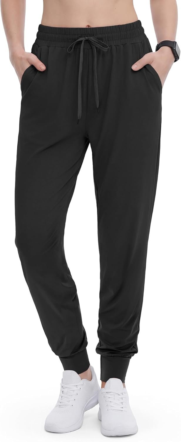 GAYHAY Joggers for Women with Pockets – Womens Sweatpants Lightweight Yoga Lounge Pants for Athletic Workout Gym Running