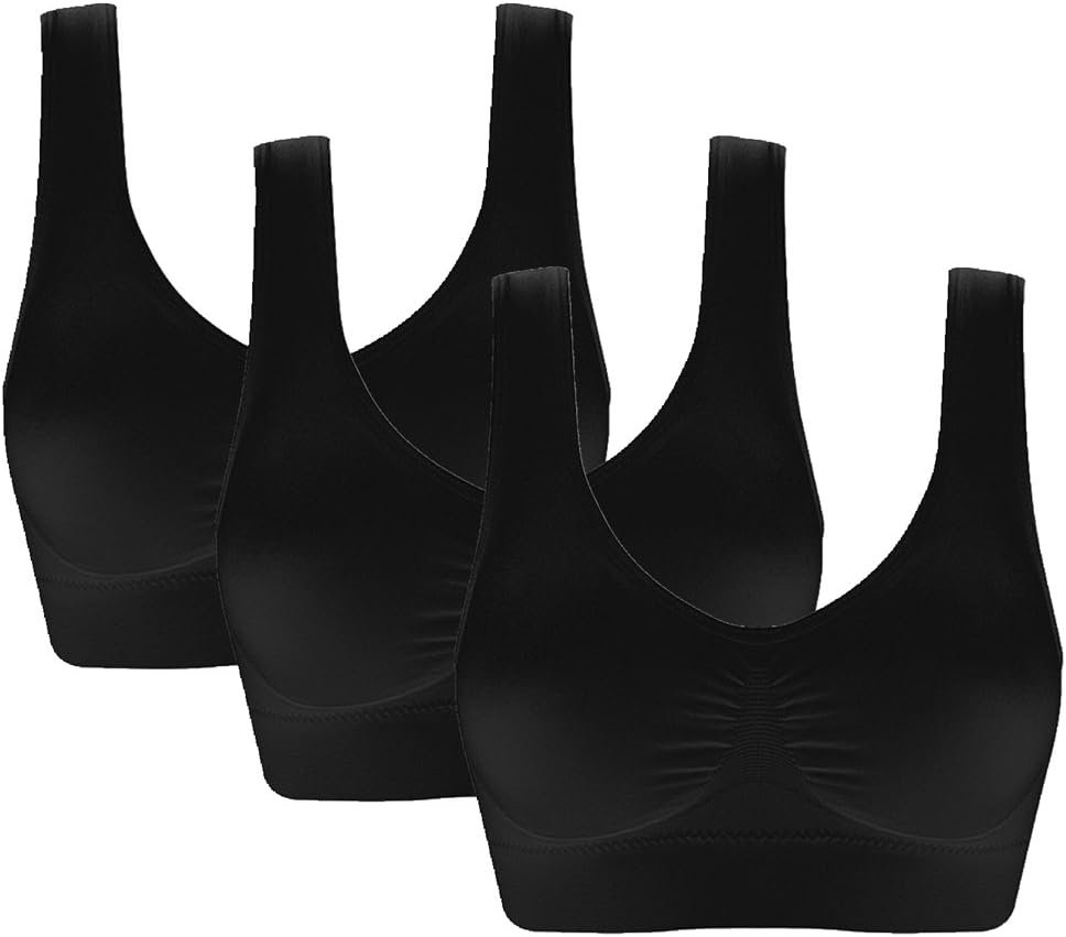 Women’s Comfort Workout Sports Bra Low-Impact Activity Sleep Bras