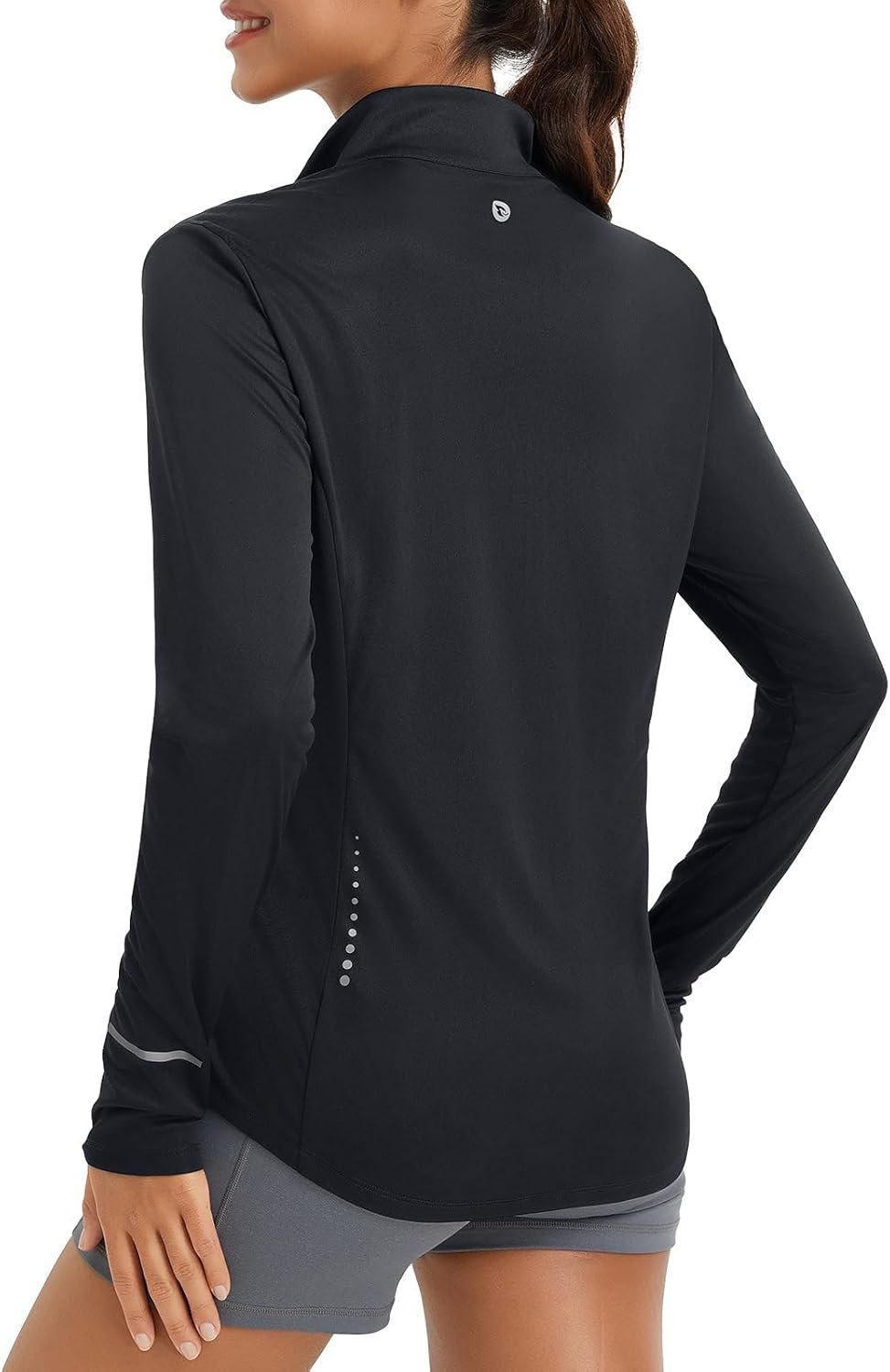 baleaf Women’s Sun Shirts UPF 50+ Lightweight Running Jacket UV Protection Athletic Full Zip Long Sleeve Pockets