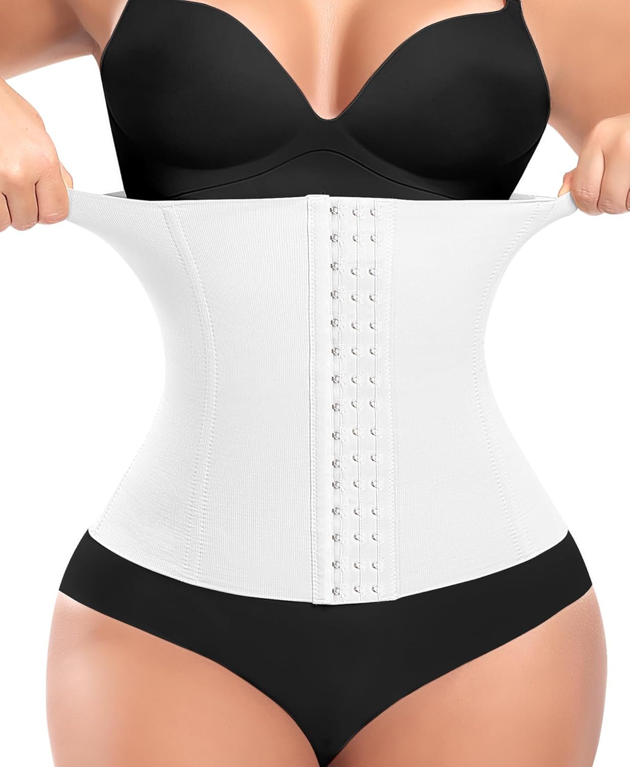 Werena Waist Trainer for Women Corset Shapewear Tummy Control Slimming Body Shaper Girdle Waist Cincher Belly Band