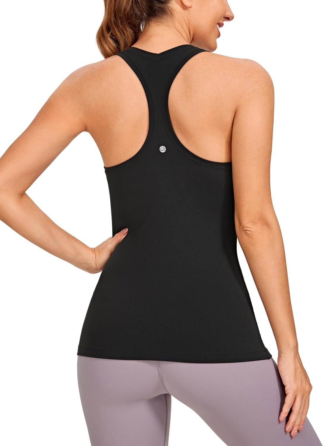 CRZ YOGA Women’s Butterluxe Yoga Workout Tank Tops Racerback Sleeveless Camisole Athletic Gym Shirts