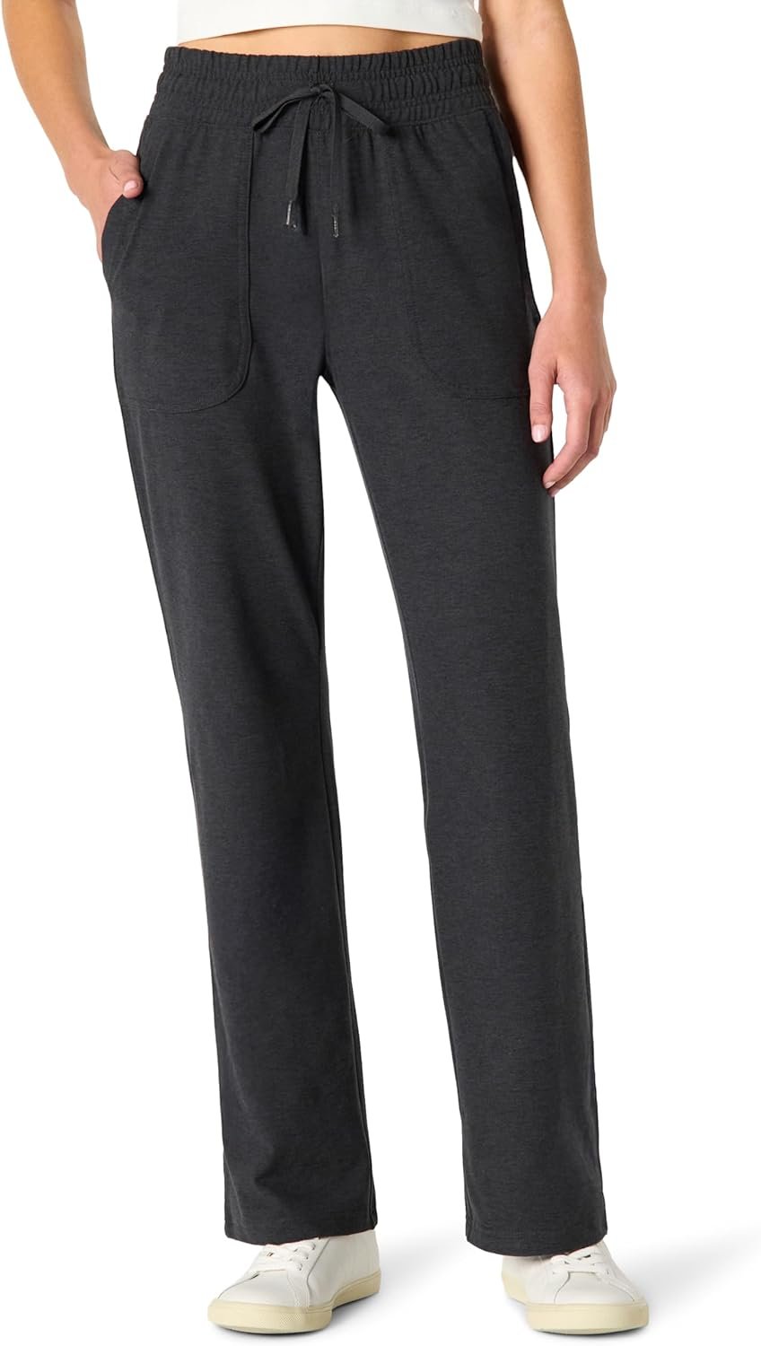 Amazon Essentials Women’s Relaxed fit Athletic Soft Performance Lightweight Stretch Casual Workout Sweatpants
