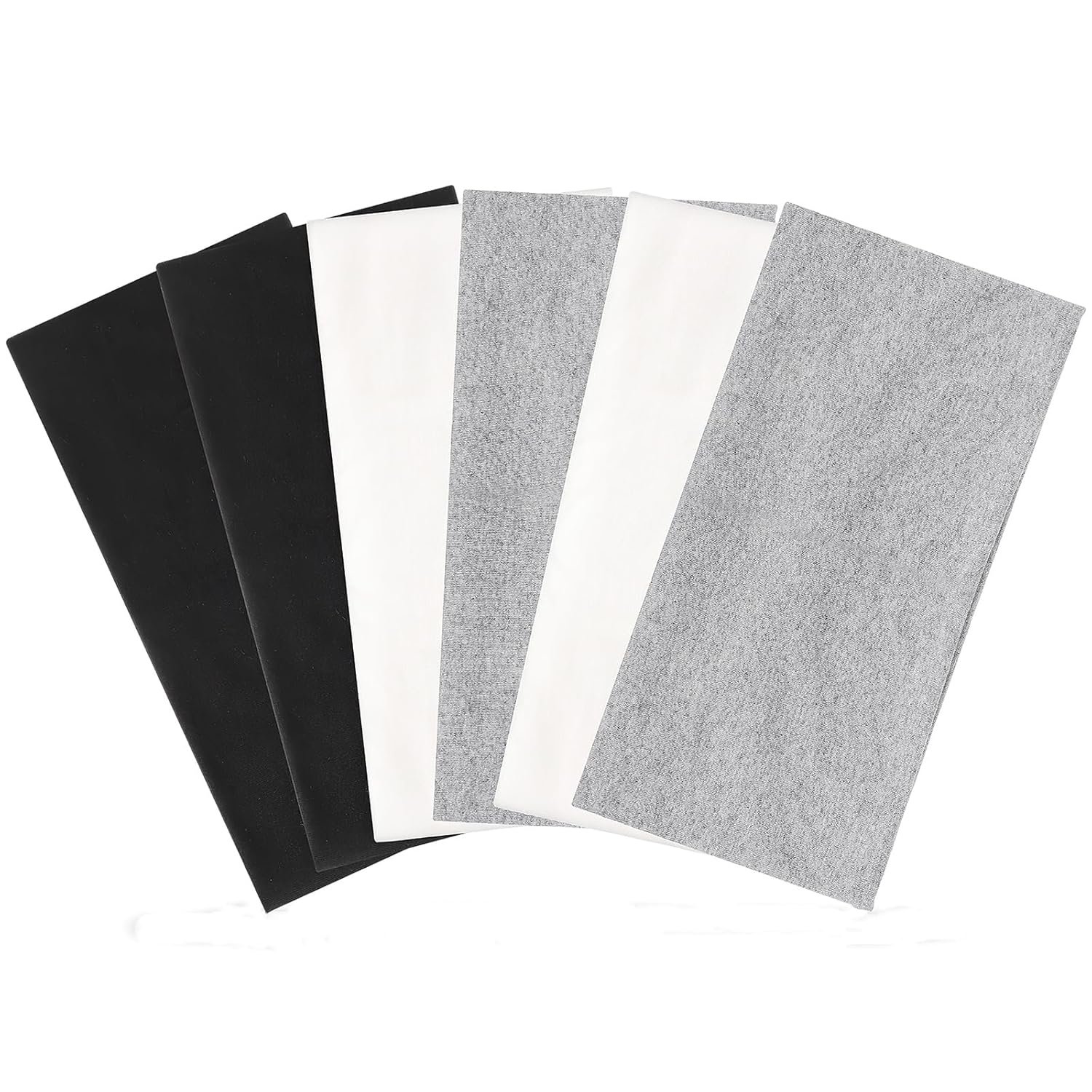 Cotton Wide Headbands for Workout Yoga, 9.3×4.7inch Non-Slip Headband for Mother’s Day Sports Gift Large Thick Head Bands for Running Daily Wear