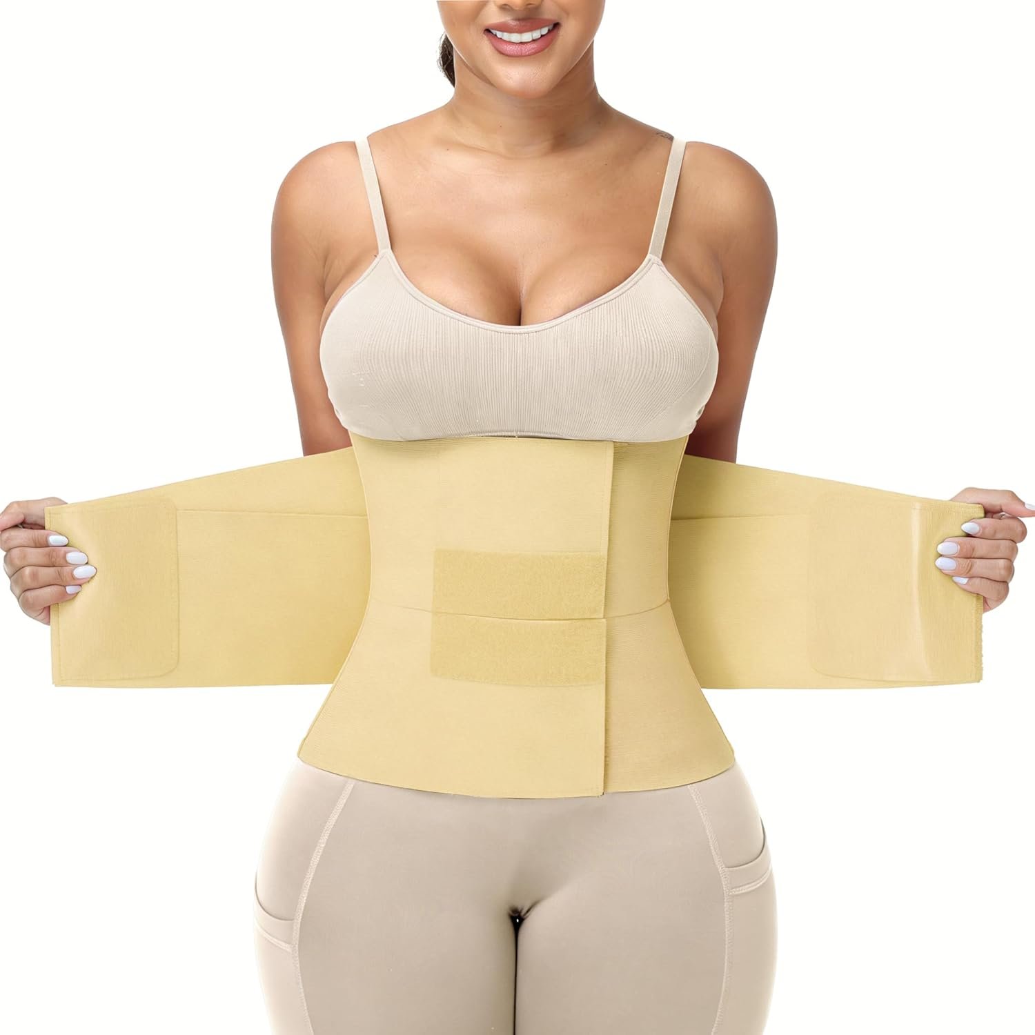 Waist Trainer for Women Belly Fat Tummy Control Body Shaper Waist Trimmer Workout Belt Postpartum Shapewear