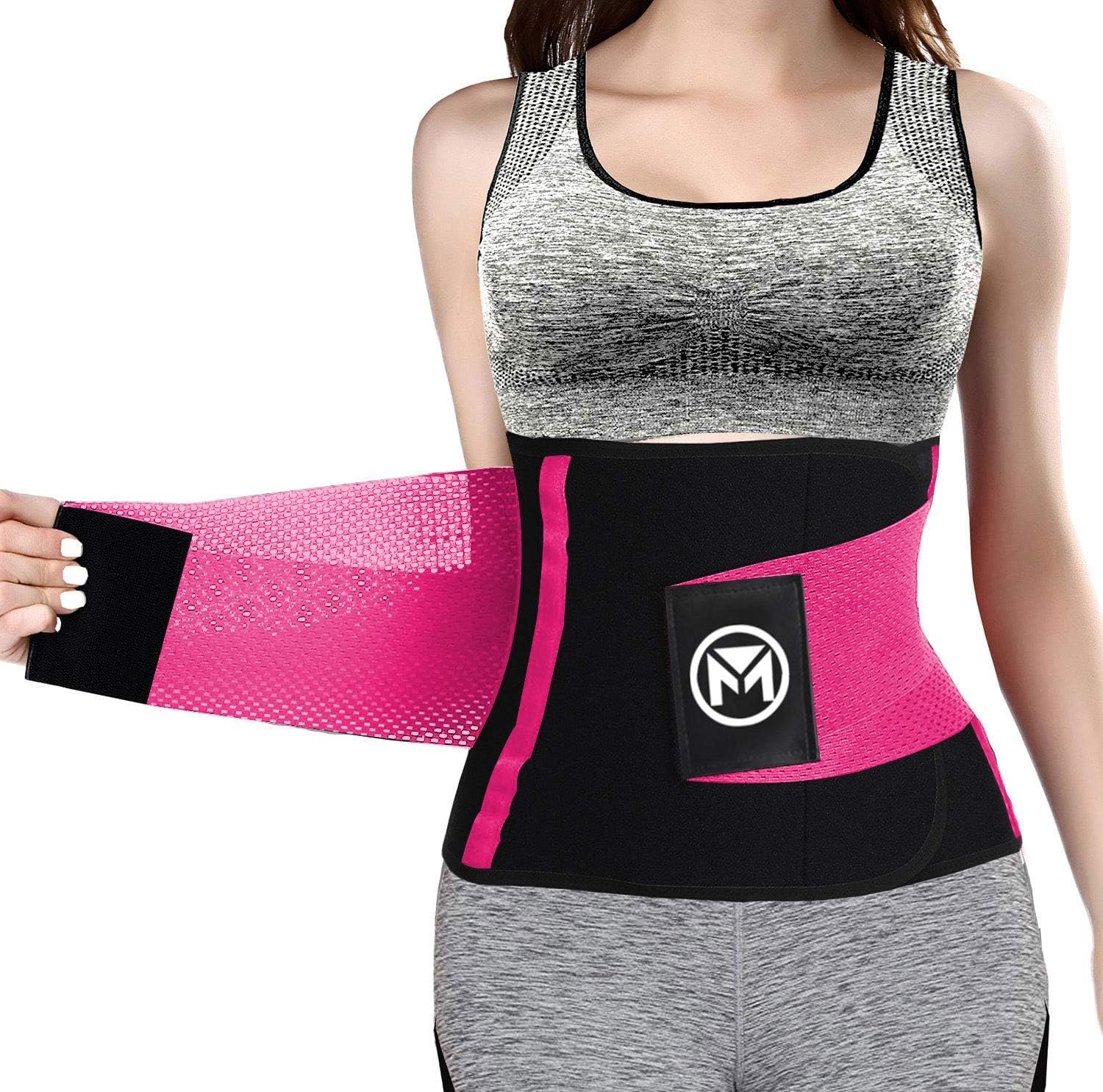 Moolida Waist Trainer Belt for Women or Men Waist Trimmer Workout Fitness Back Support Belts