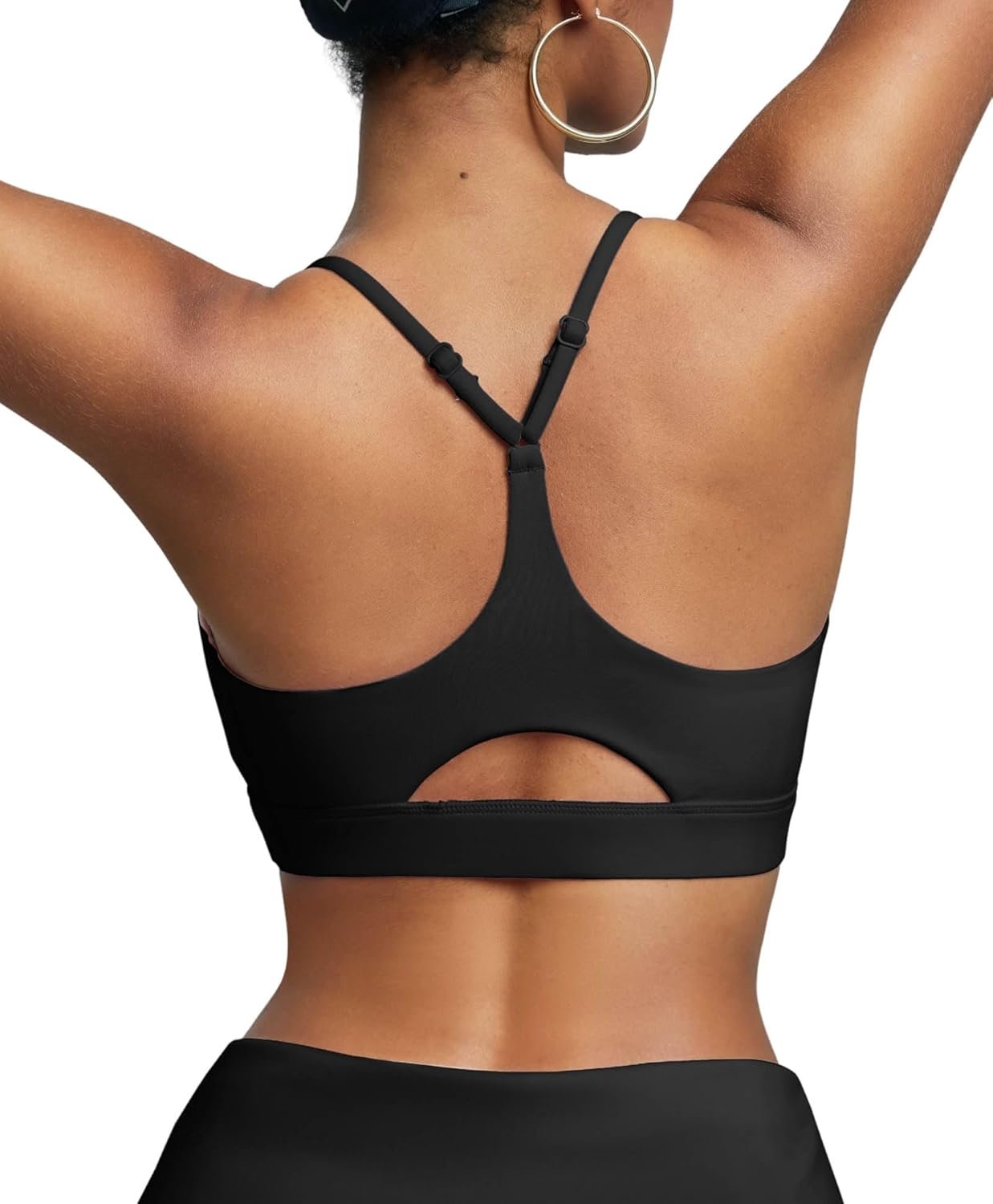 BRXL Sports Bras for Women Y Back Padded Sports Bras Adjustable Straps Low Impact Sports Bra with Sewn in Pads