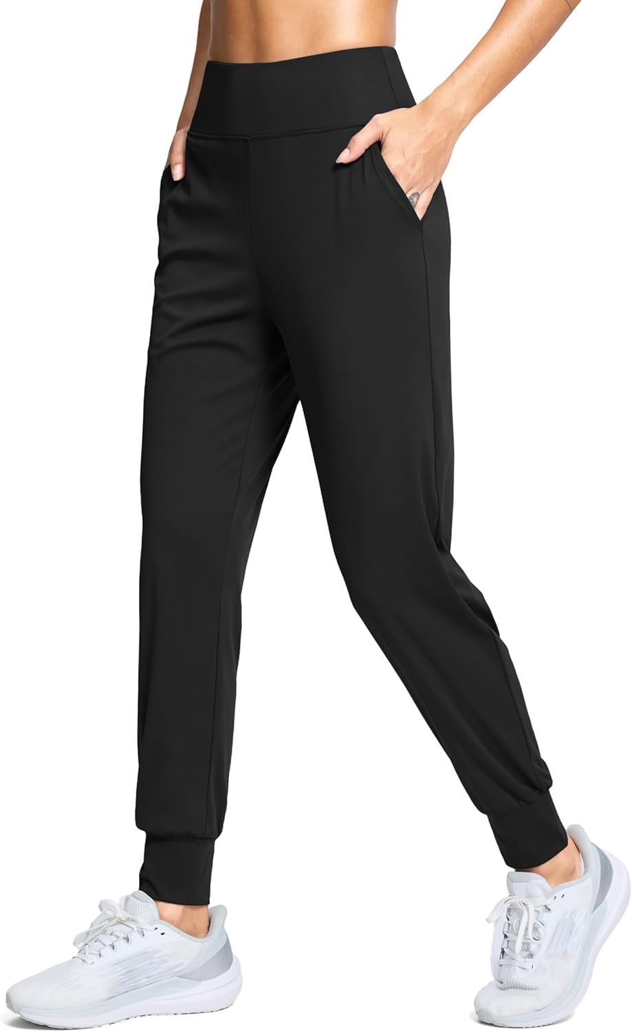 SANTINY Women’s Joggers Pants with Pockets Lightweight High Waisted Athletic Gym Workout Pants for Women Yoga Travel