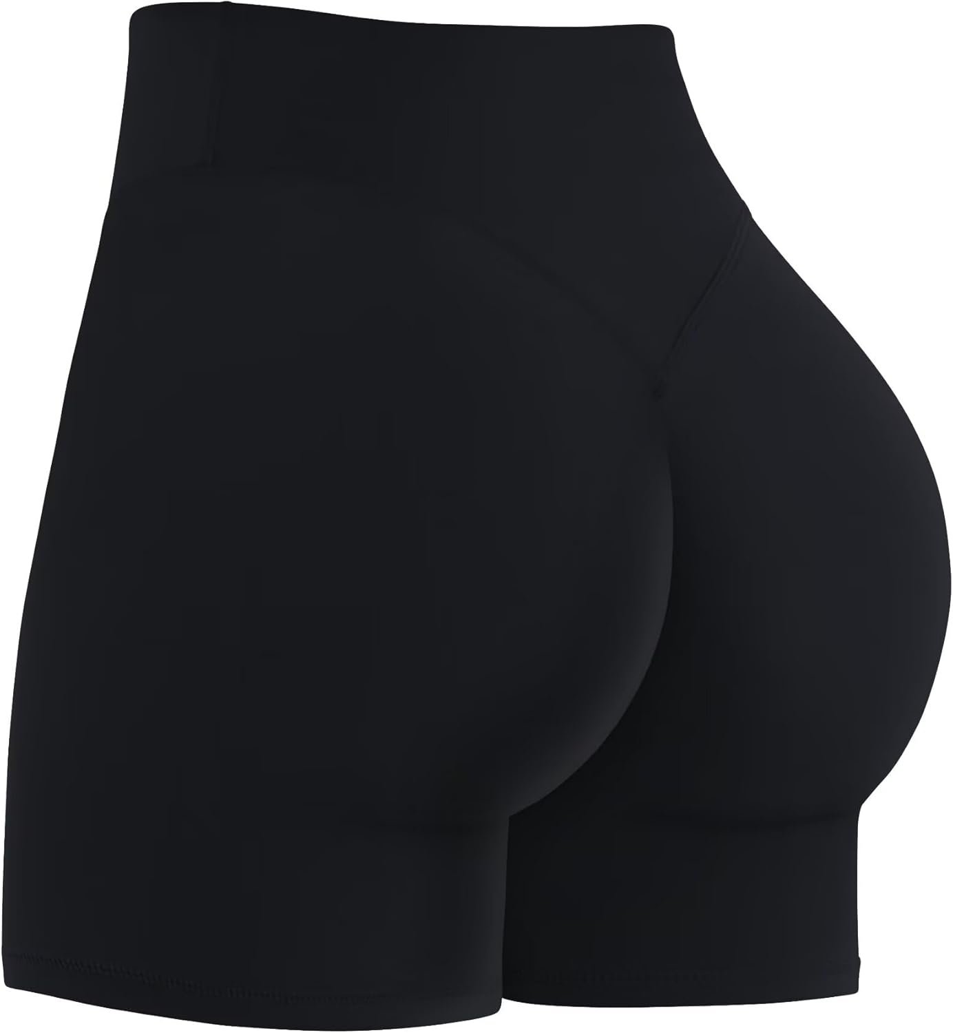 Sunzel Women’s Invisible Butt Scrunch Shorts, High Waisted Biker Shorts, Gym Workout Yoga Running Shorts with Tummy Control