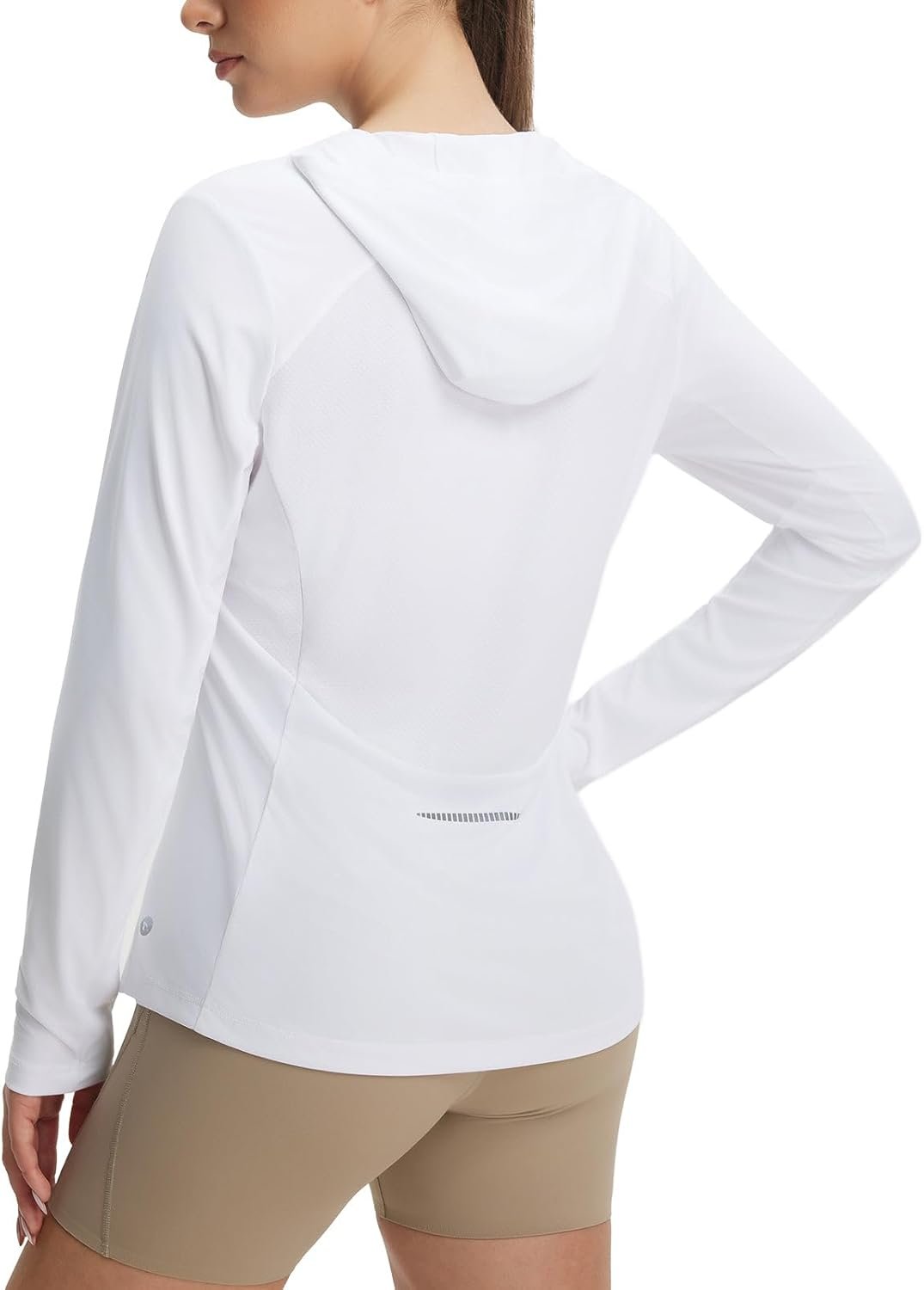 baleaf Women’s Sun Shirts UPF 50+ UV Shirt Mesh Back Lightweight Long Sleeve Tops Breathable SPF Hoodie for Hiking