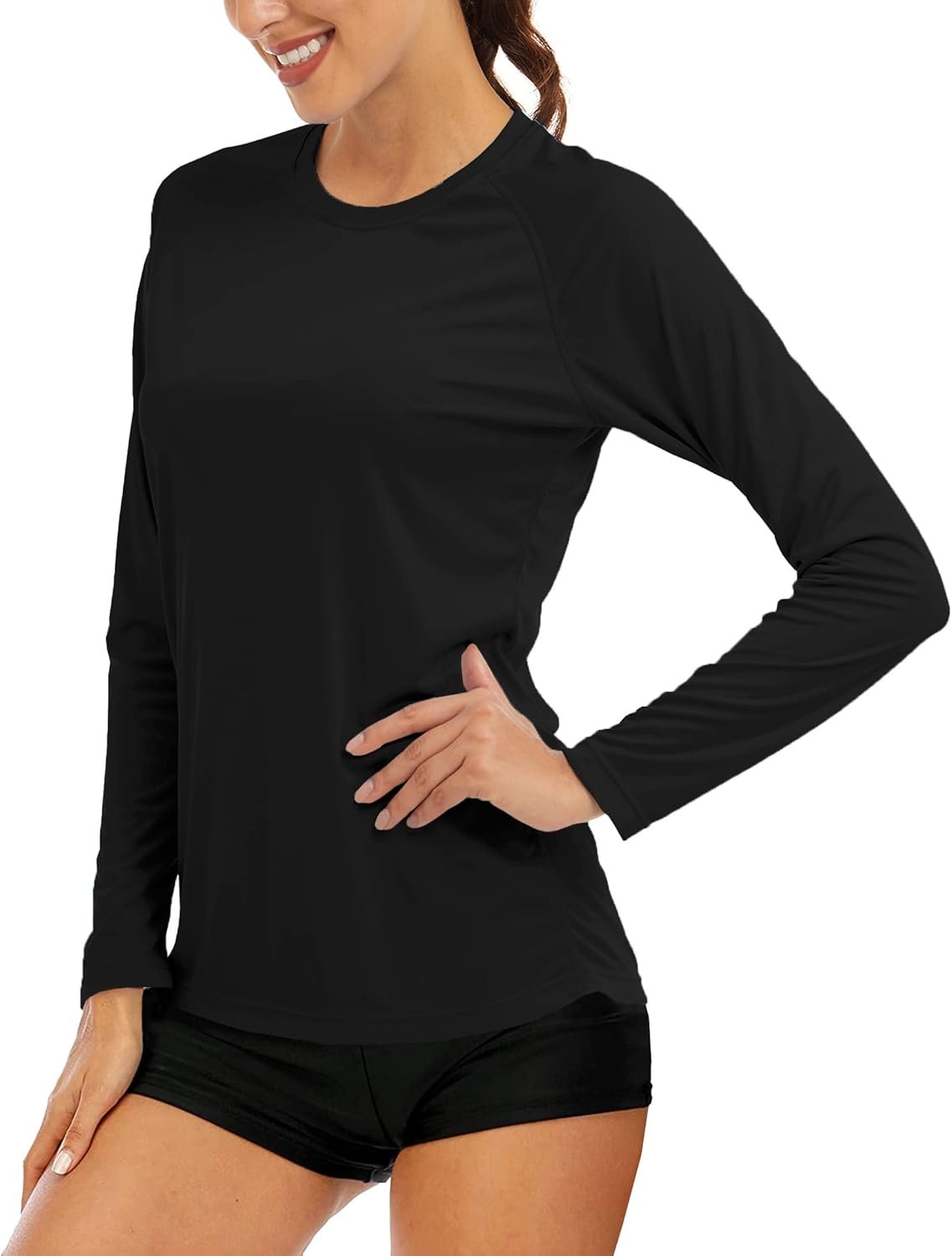 MAGCOMSEN Women’s Long Sleeve Shirts UPF 50+ Sun Protection Shirts for Hiking Fishing Workout Rash Guard