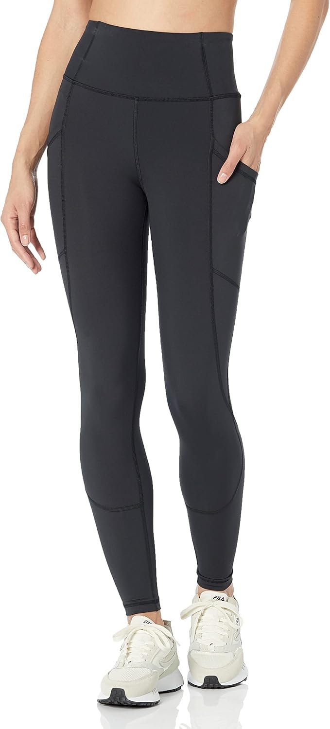 Amazon Essentials Women’s High Waisted Active Sculpt Workout Full Length Leggings with Pockets (Available in Plus Size)
