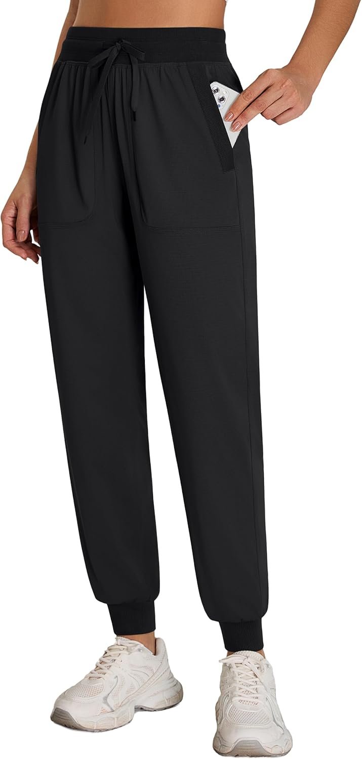 BMJL Womens Joggers High Waisted 29″ Workout Track Pants with Pockets Athletic Gym Yoga Casual