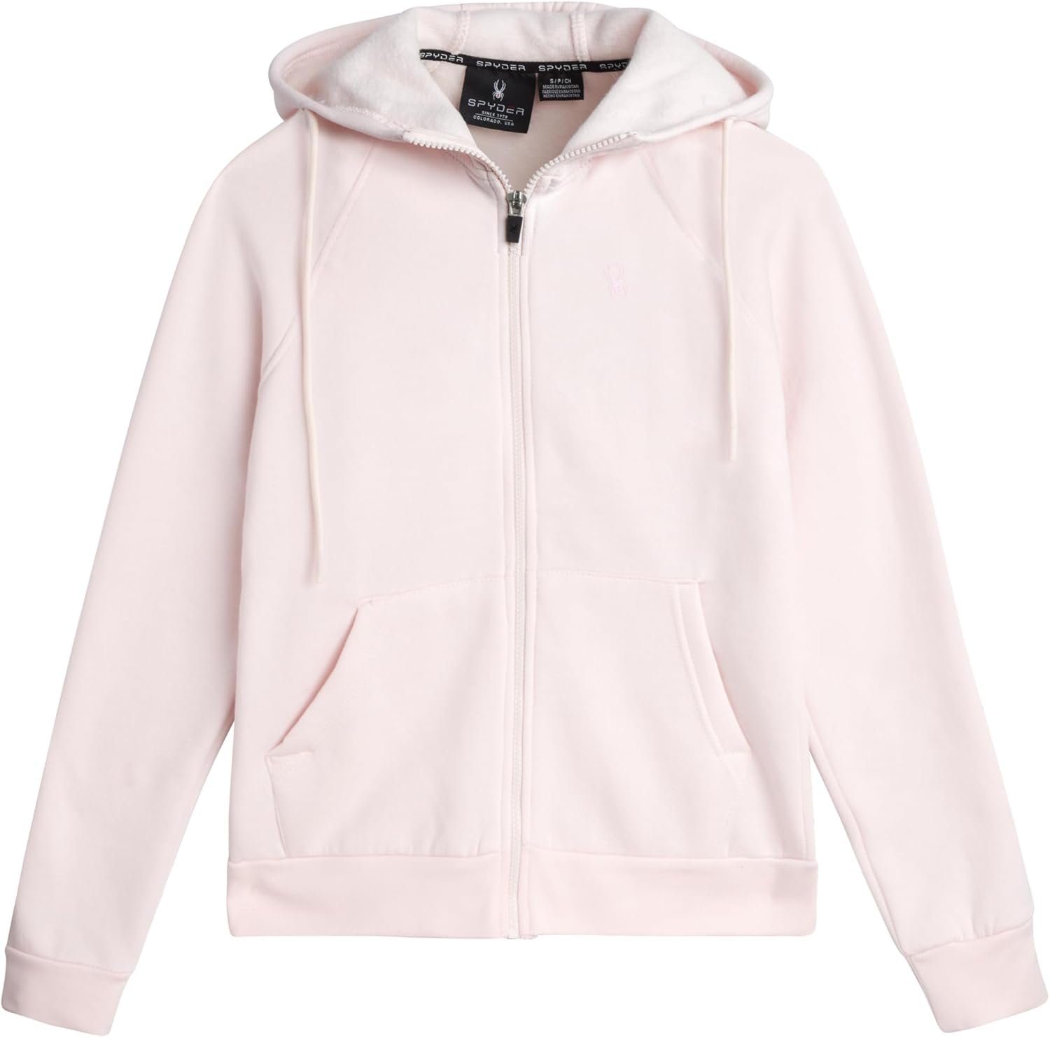 Spyder Womens Fleece Hoodie – Athletic Performance Full Zip Up Soft Fleece Hooded Sweatshirt (Available in Plus Sizes)
