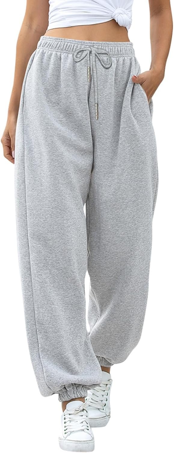 Cinch Bottom Sweatpants for Women with Pockets