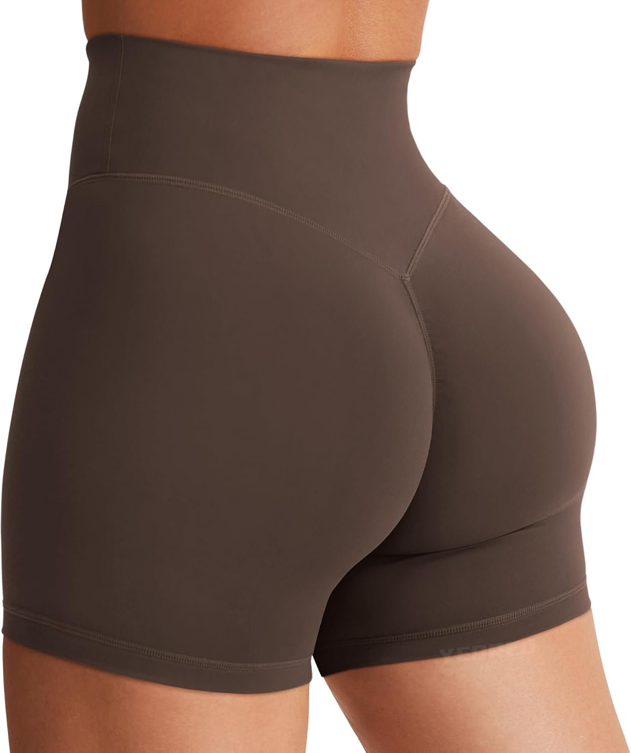 YEOREO Women’s Biker Shorts 3.6″ /4.5″ / 6″ Workout Gym Shorts Craze High Waist Tummy Control Hidden Scrunch Running Yoga