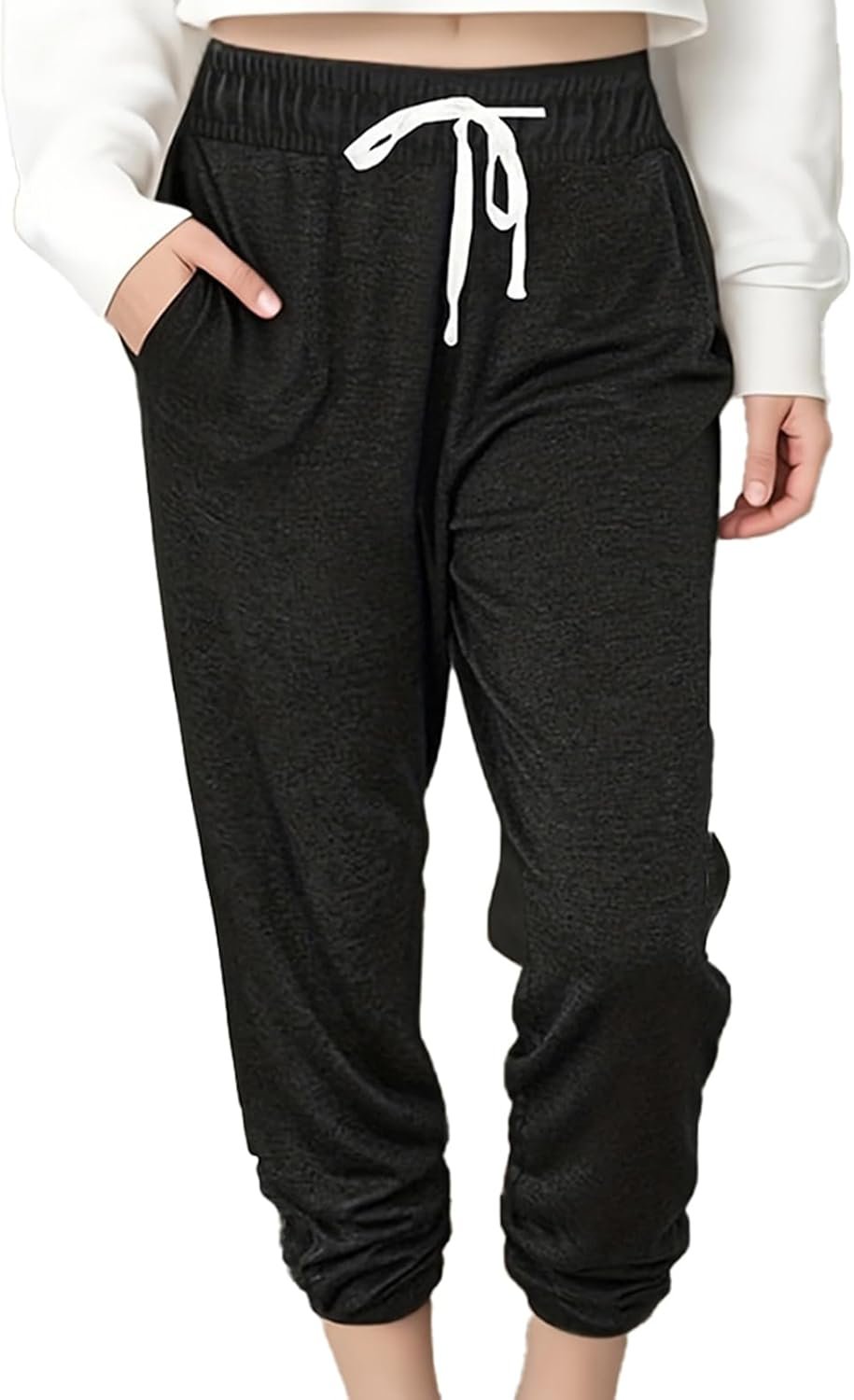 Women Baggy Sweatpants with Pockets Lounge Womens Pajama Pants Female Trouser