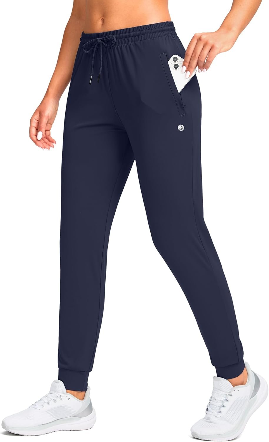 G Gradual Women’s Joggers Pants with Zipper Pockets Tapered Running Sweatpants for Women Lounge, Jogging