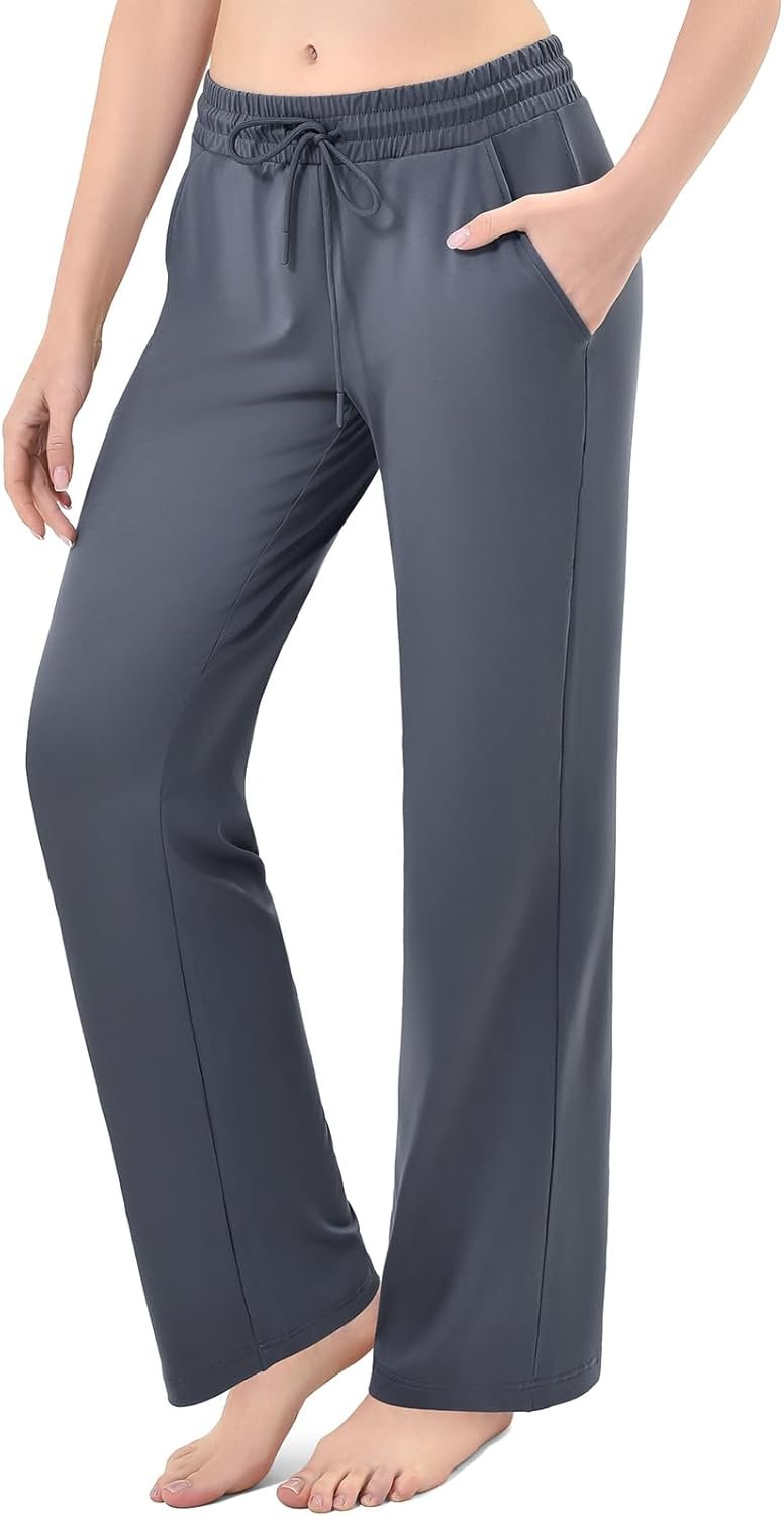 Stanpetix Track Pants Women Loose Straight Leg Women’s Sweatpants with Pockets for Sports Jogging