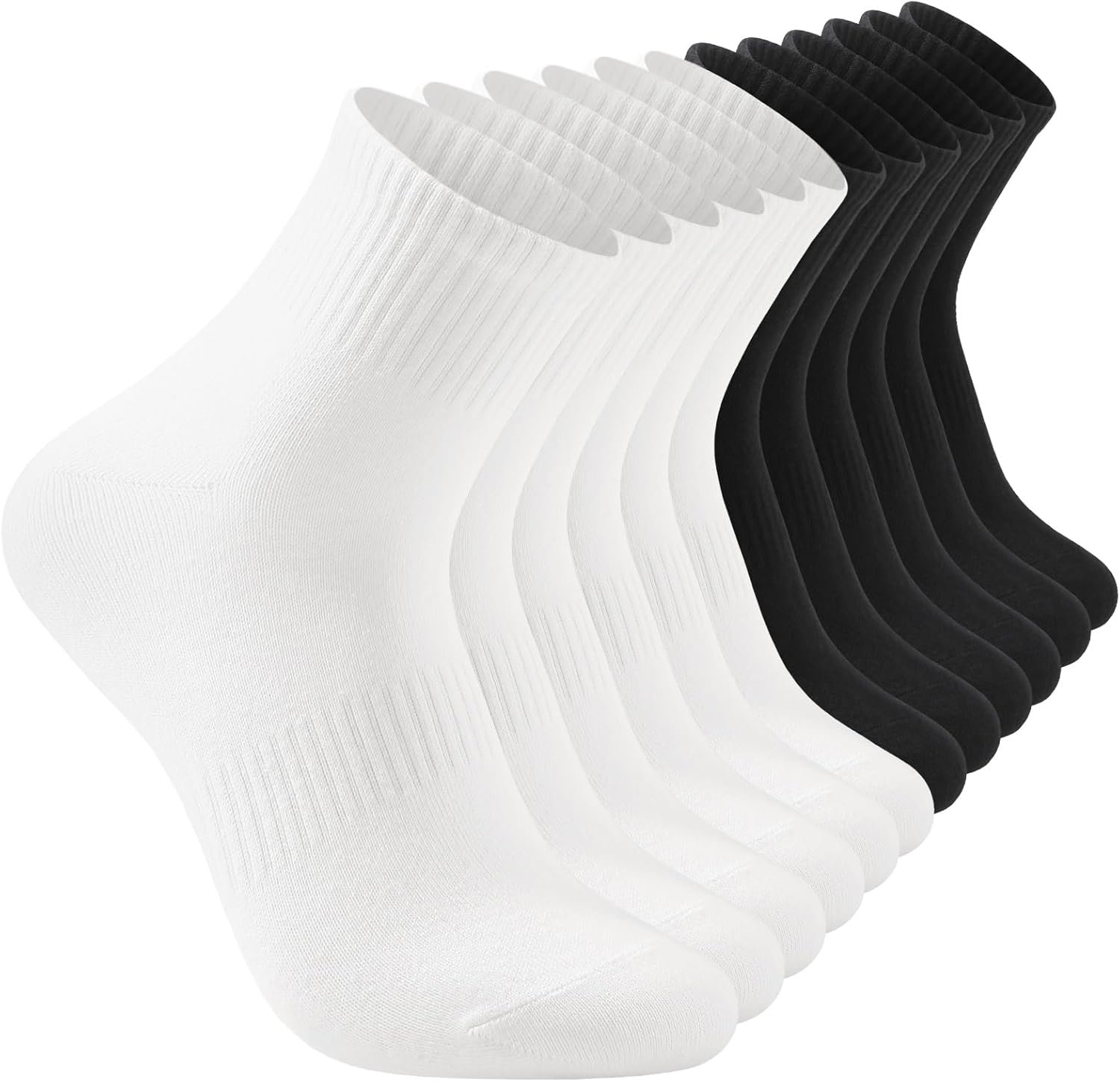 HAVE A TREE Womens Ankle Socks 6 Pairs Thin Cotton Breathable Low Cut Socks for Running Gym Athletic Cushion