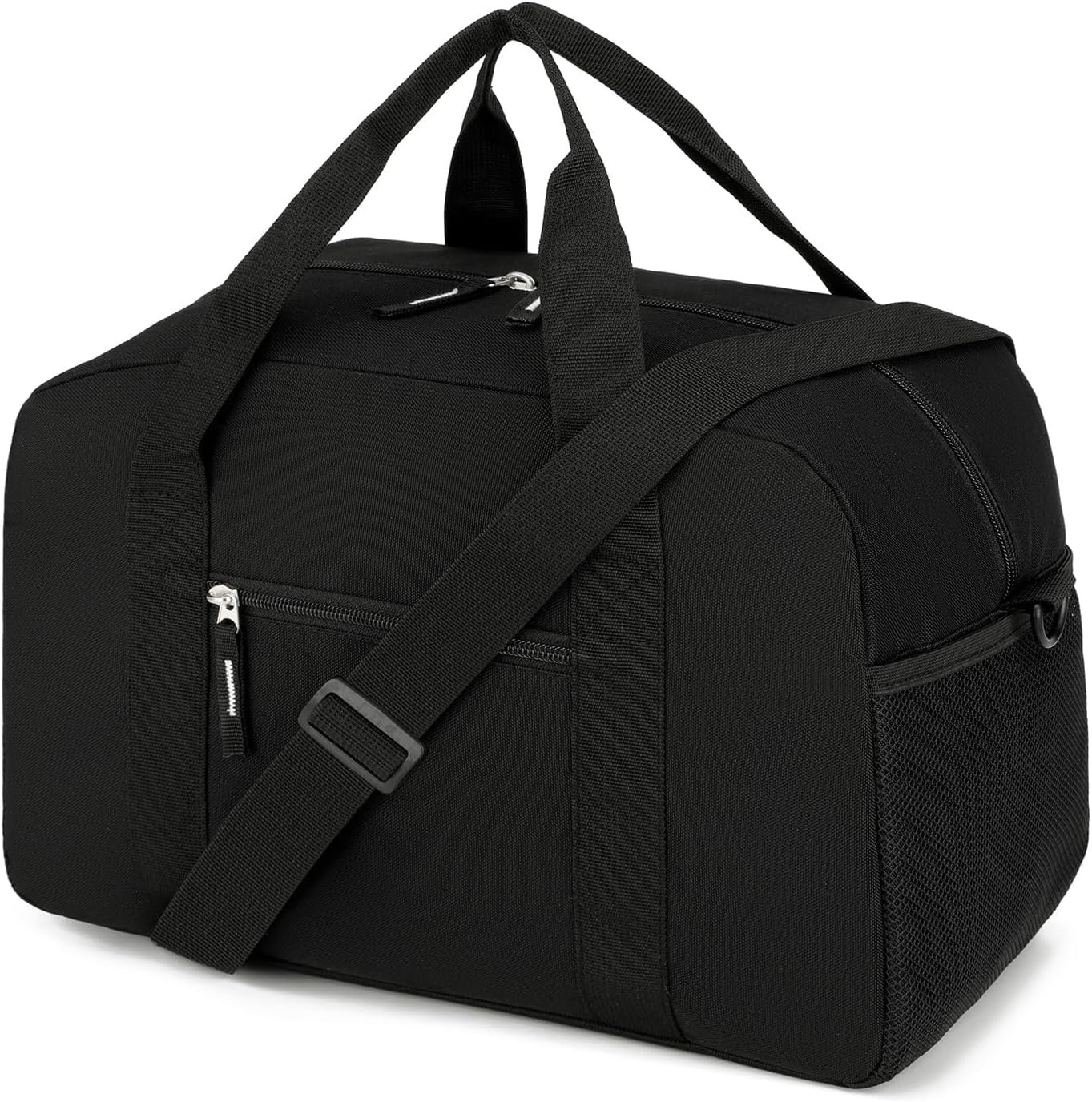Uarition 14 inch Small Gym Bag for Men & Women, Mini Duffle Bag for Travel Sports, Lightweight Carry On Duffel Bag, Black