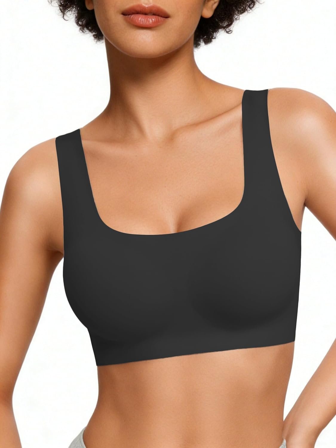 Avidlove Women’s Comfy Pullover Wireless Bra Seamless Bralettes No Underwire T Shirt Wirefree Wide Straps Sleep Everyday Bras