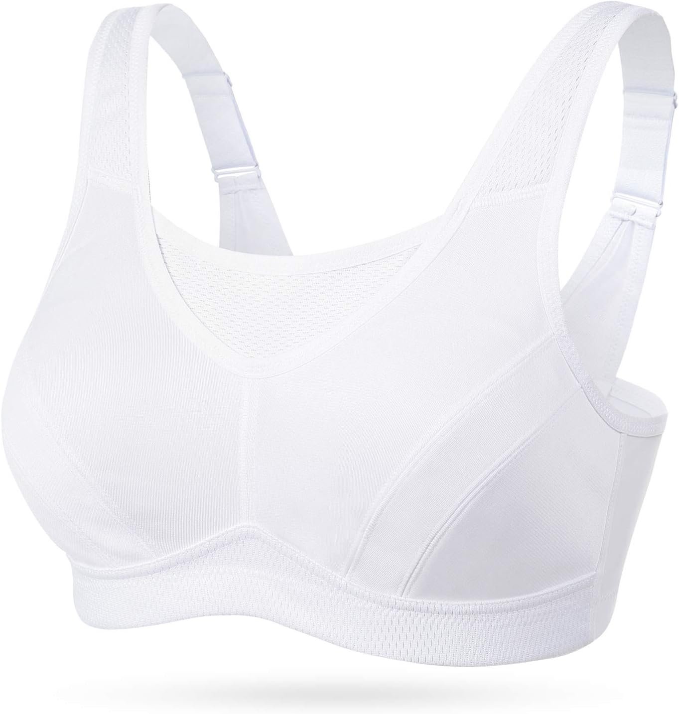 Wingslove High Impact Sports Bras for Women Plus Size Non Padded Wirefree Workout Bra Bounce Control