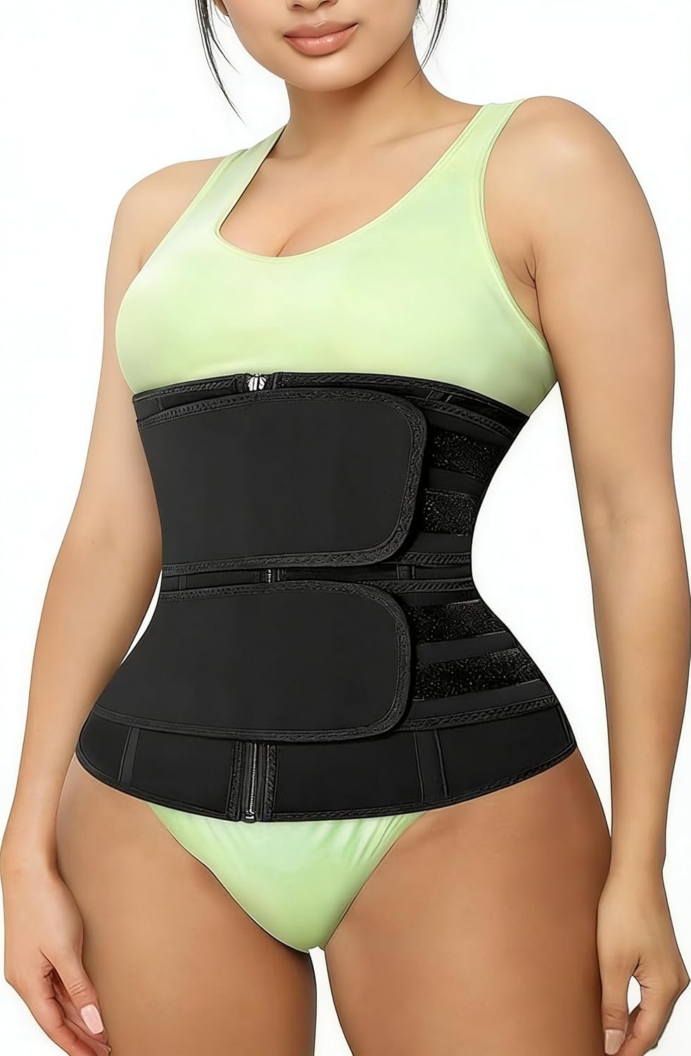 Pilarmuture Waist Trainer Belt for Women,Trimmer Belt Waist Trainer,Sweat Slimming Sports Neoprene Shaper Corset,Body Shaper