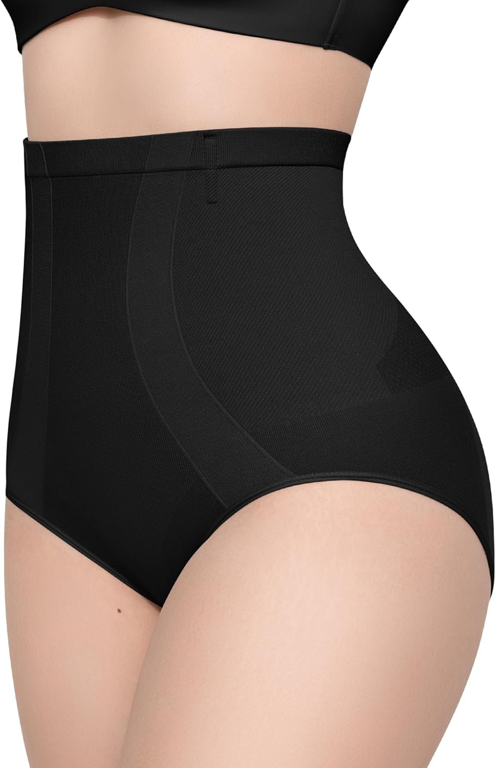 KLVEE Shapewear Tummy Control Panties for Women, Body Shaper Compression Underwear, High Waisted Seamless Girdle Under Dress