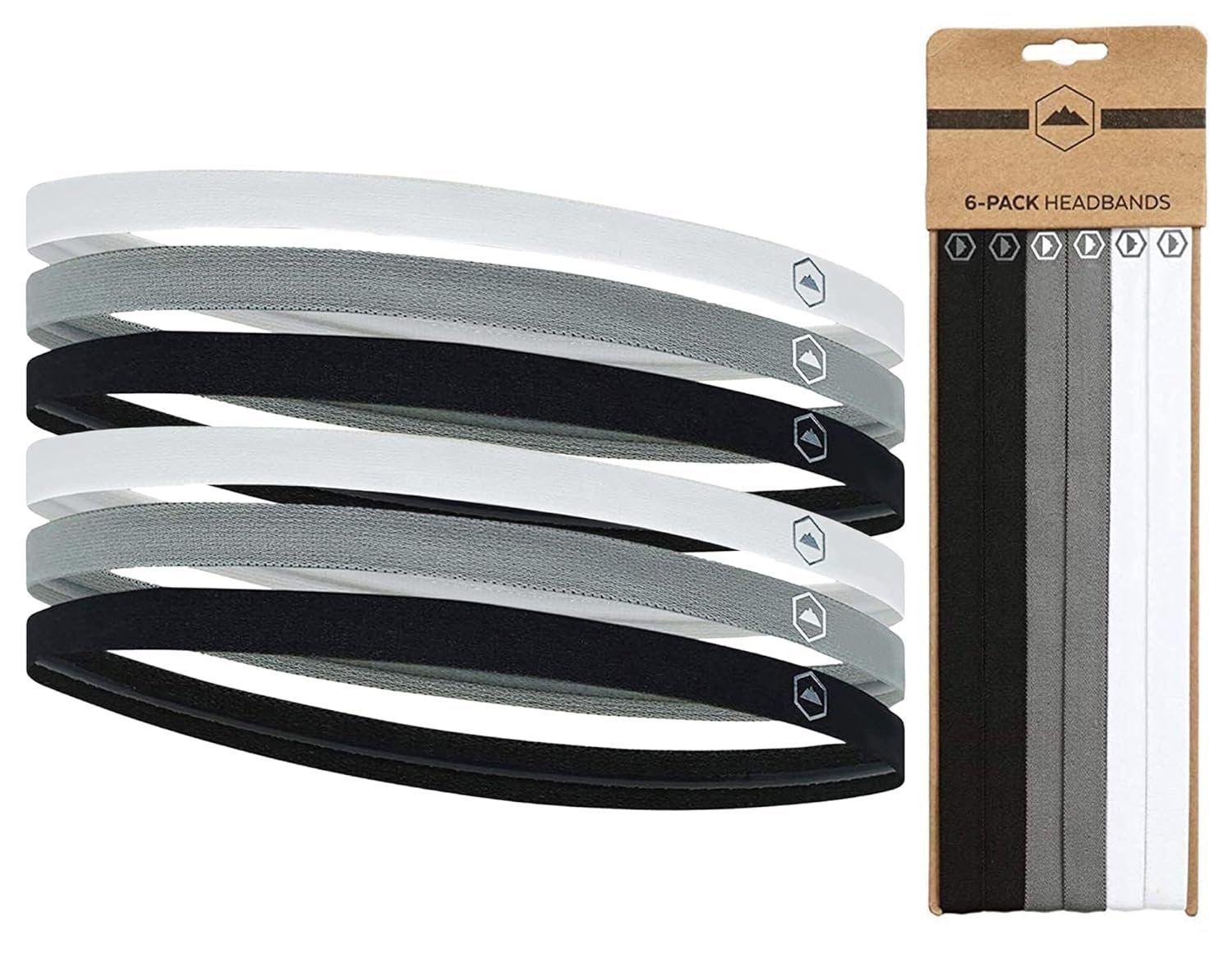 Thin Elastic Sports Headbands – Workout, Running, Soccer for Women & Men
