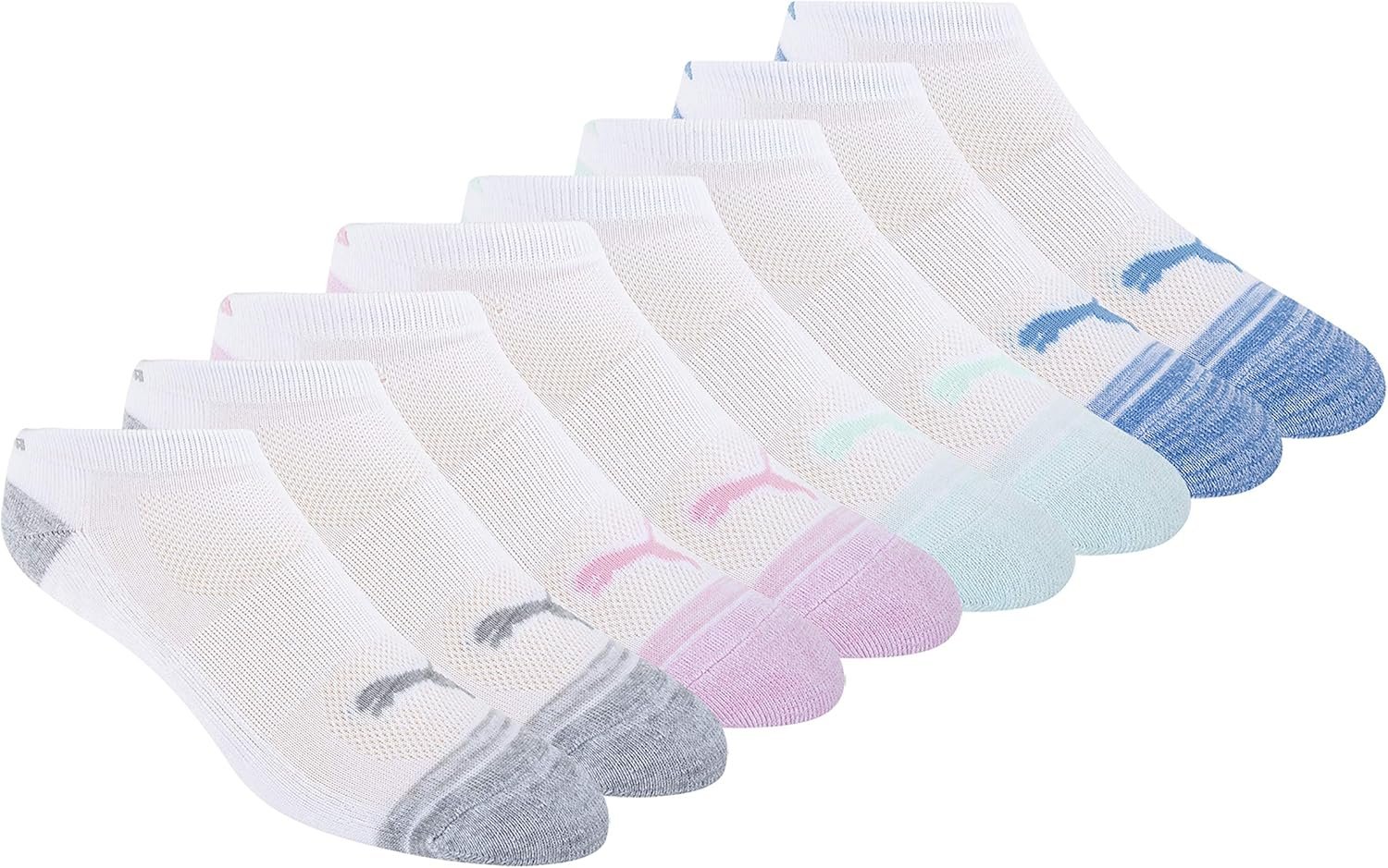 PUMA Women’s 8 Pack Low Cut Socks