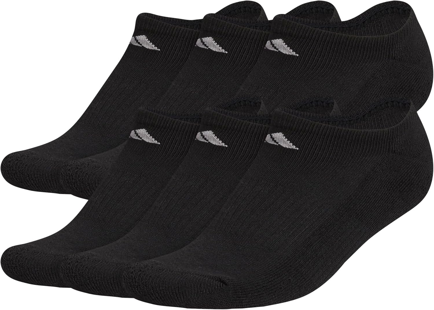 adidas Women’s Athletic Cushioned No Show Socks (6 Pairs) Durable & Comfortable