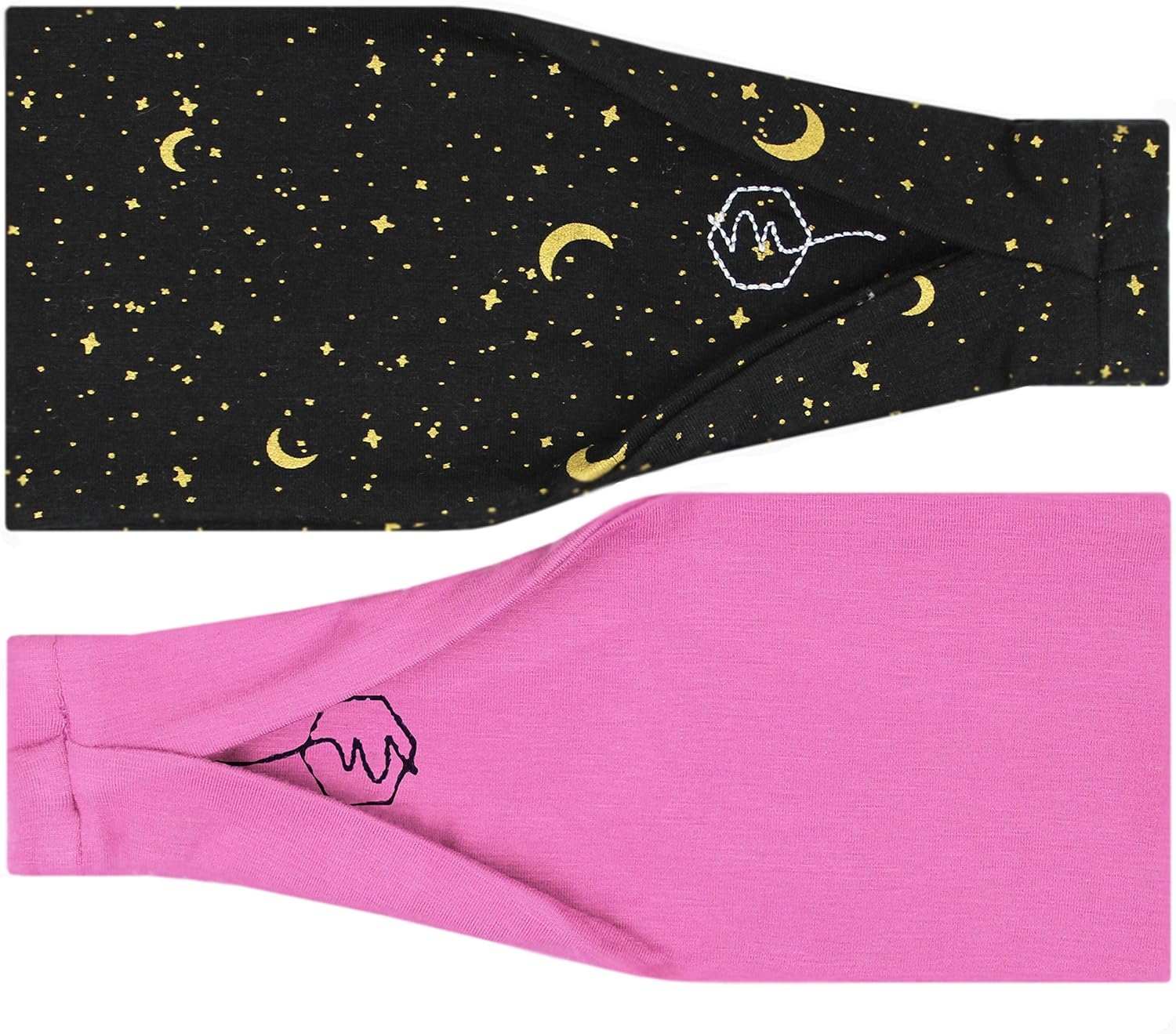Maven Thread Wide Workout Headbands for Women – Non-Slip Sweatbands for Gym, Running & Yoga