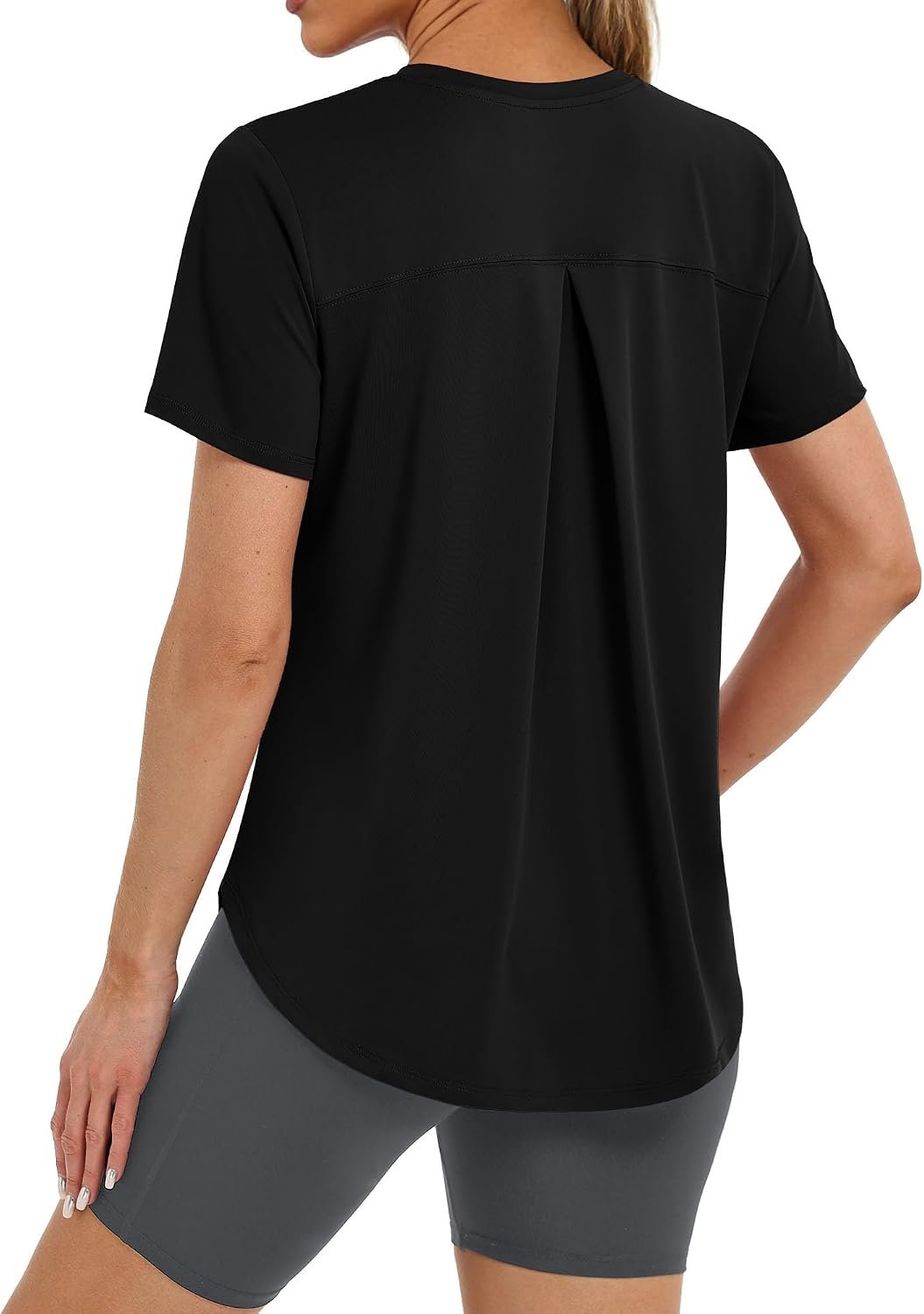 BKRIVE Womens Workout Tops Lightweight UPF 50+ Quick Dry for Hiking Running Shirts (S-3XL)