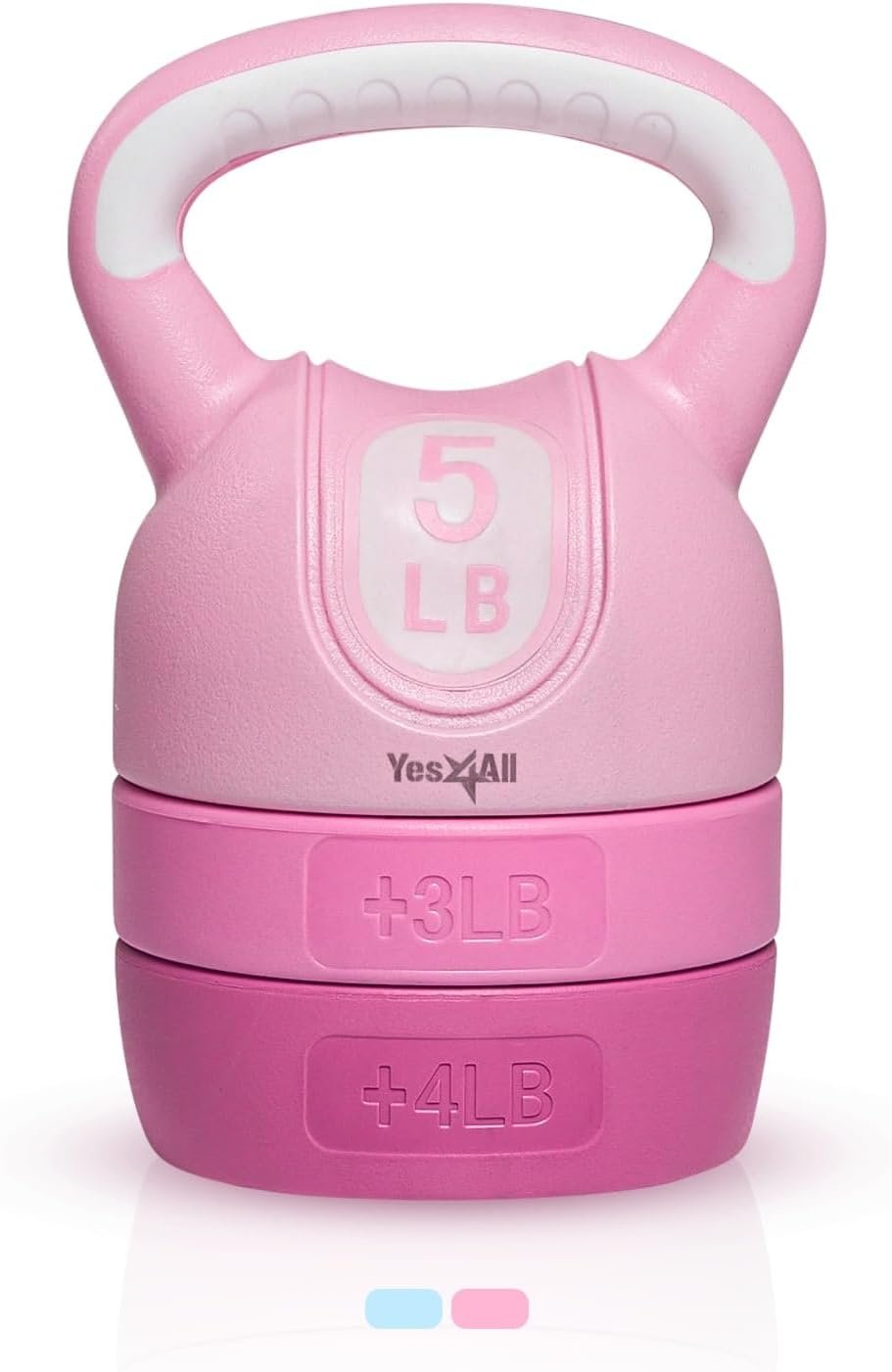 Yes4All Kettlebell Sets – Adjustable Kettlebell Set for Strength Training – Kettlebells Adjustable Weight for Versatile Workouts
