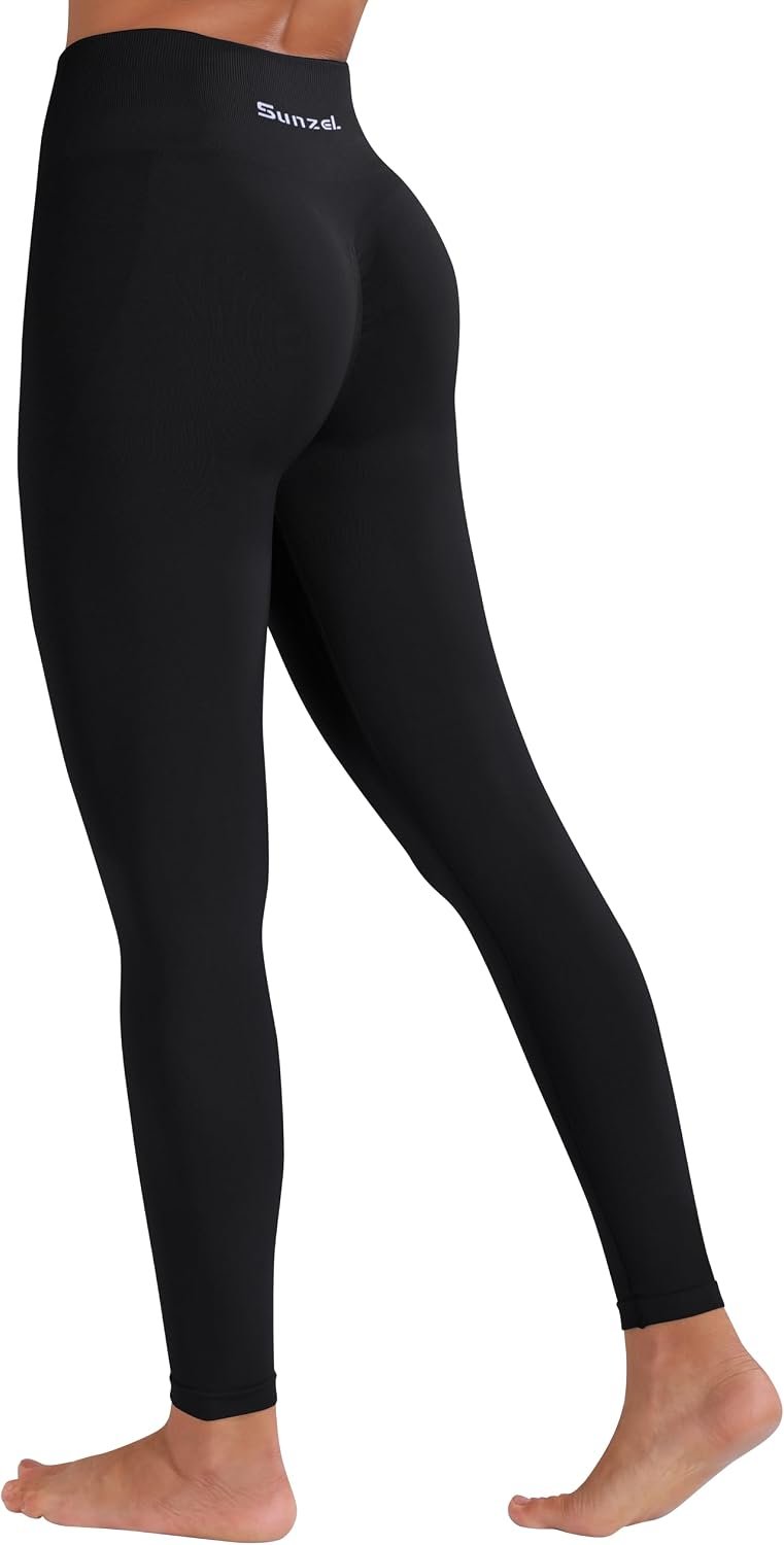 Sunzel Women’s Seamless High Waisted Butt Lifting Workout Leggings | 25-Inch Inseam, High Waisted, Tummy Control, Butt Lifting, Hidden Scrunch, Seamless Construction, For Yoga Gym Workouts