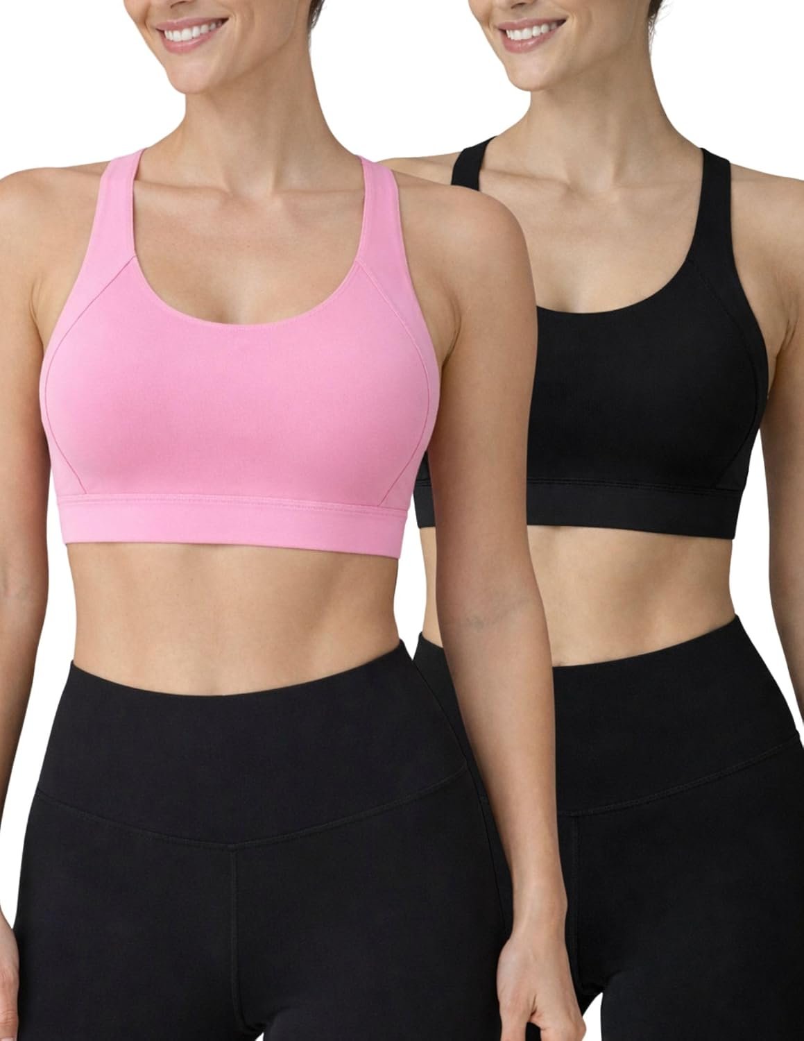 2-Pack High Impact Sports Bra for Women