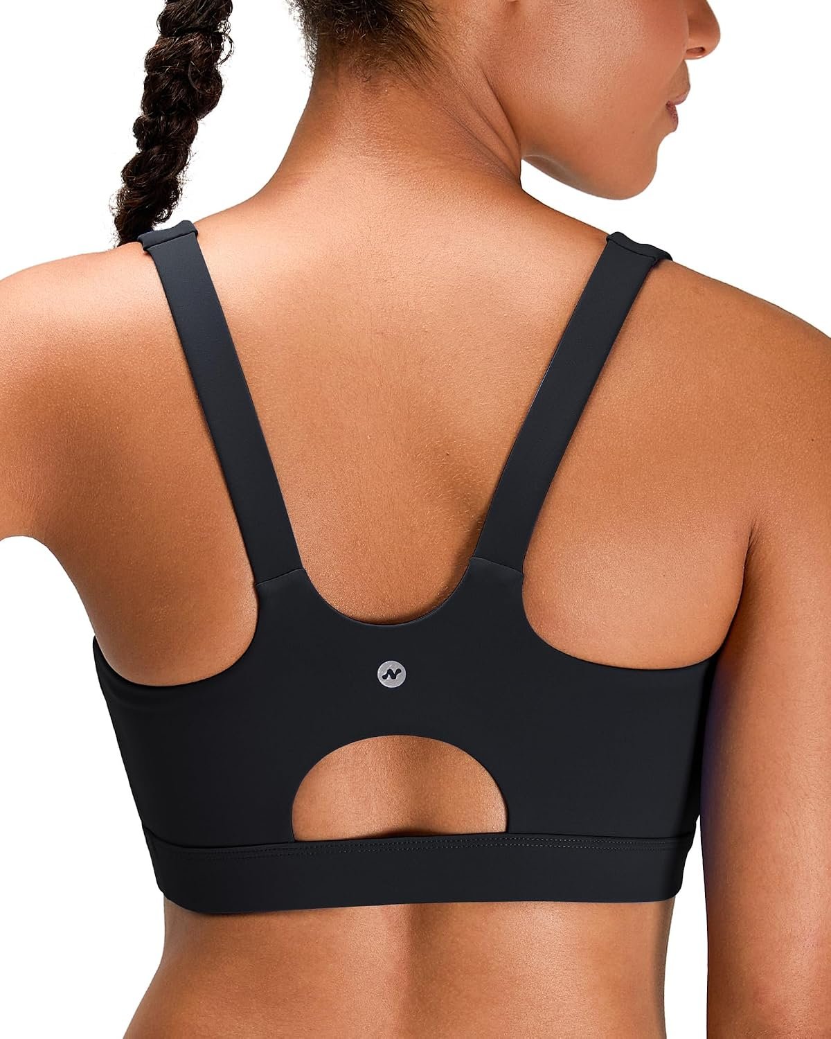 Sports Bras for Women,High Impact Racerback Sports Bra with Sewn in Pads High Support for Yoga Workout Gym Large Bust