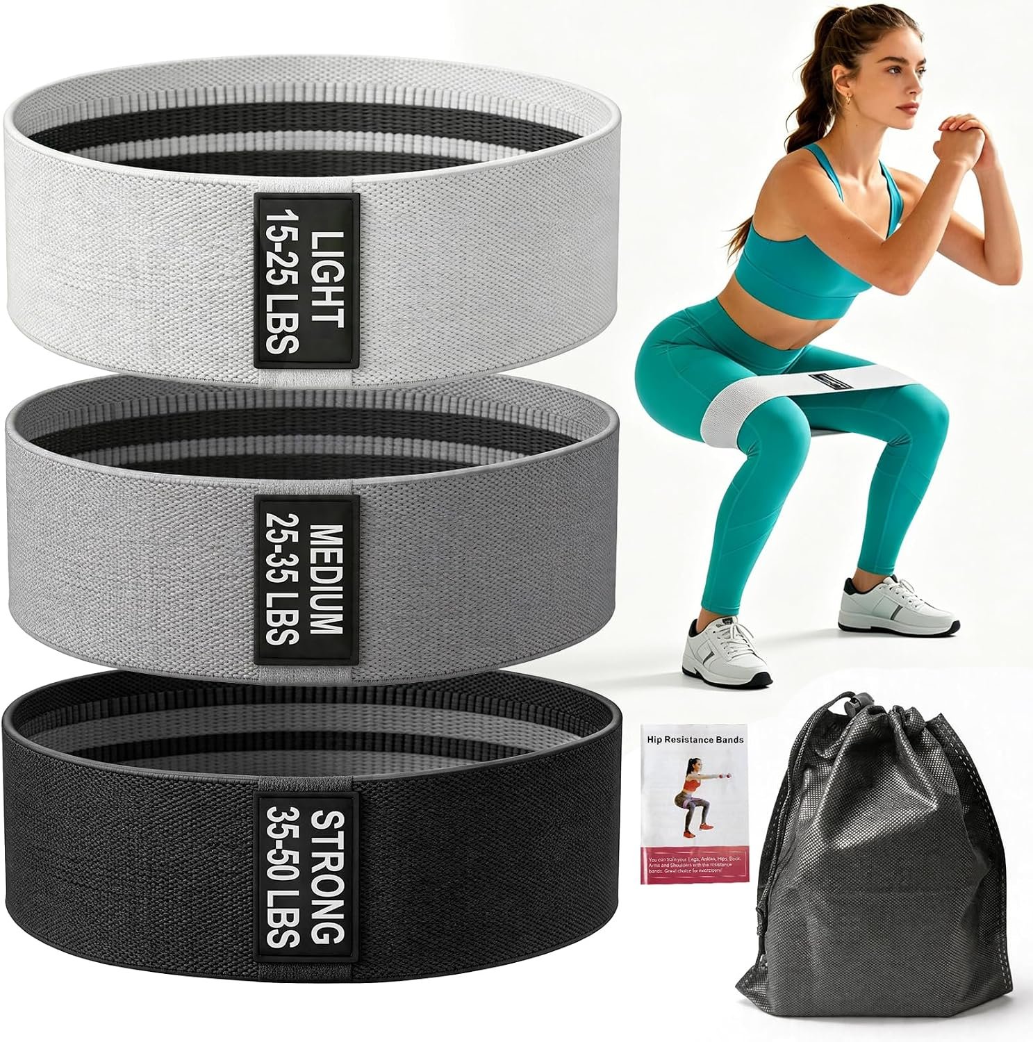 TEAWOO Resistance Bands Set for Working Out:Professional Exercise Bands