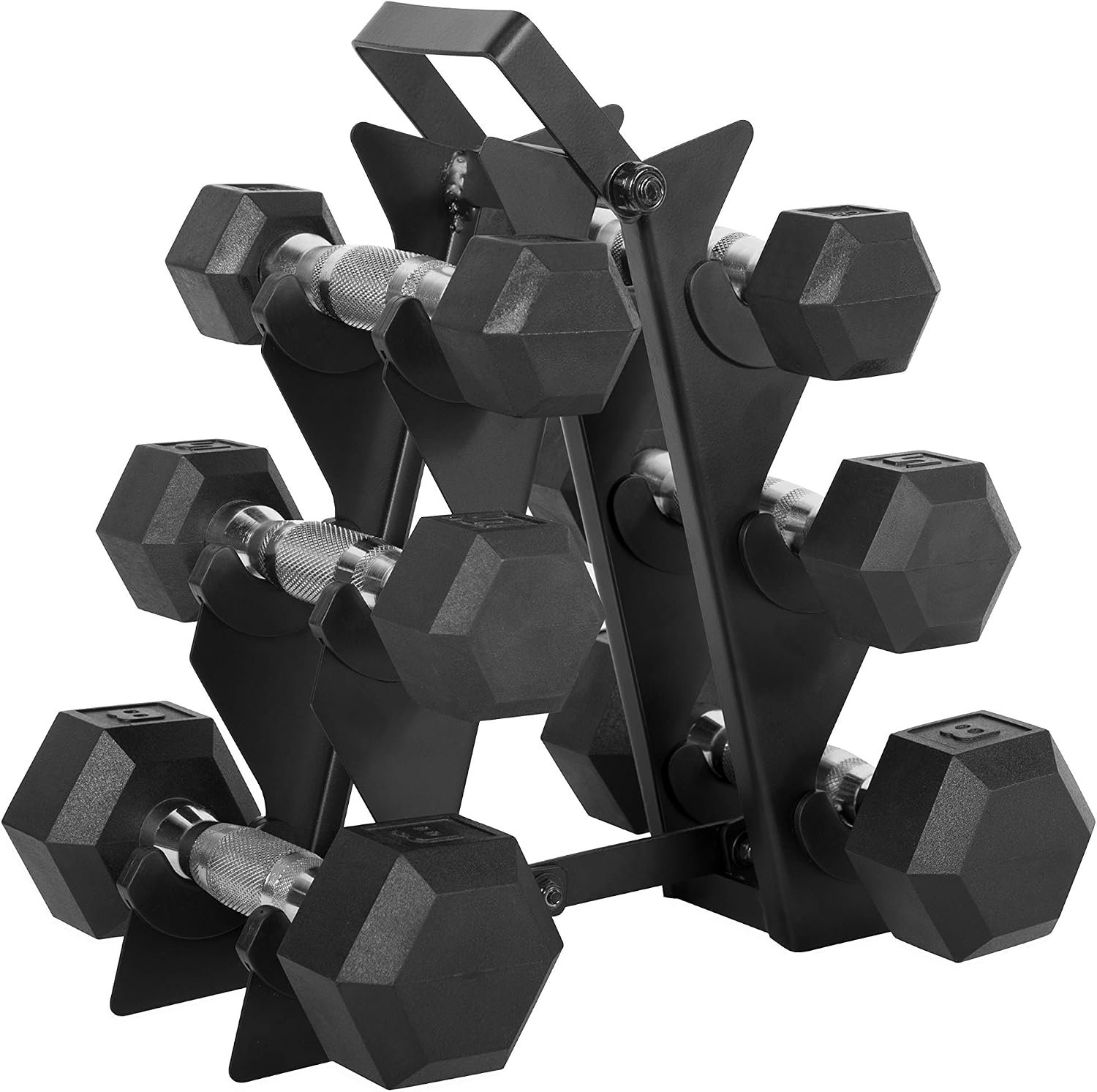 CAP Coated Hex Dumbbell Set
