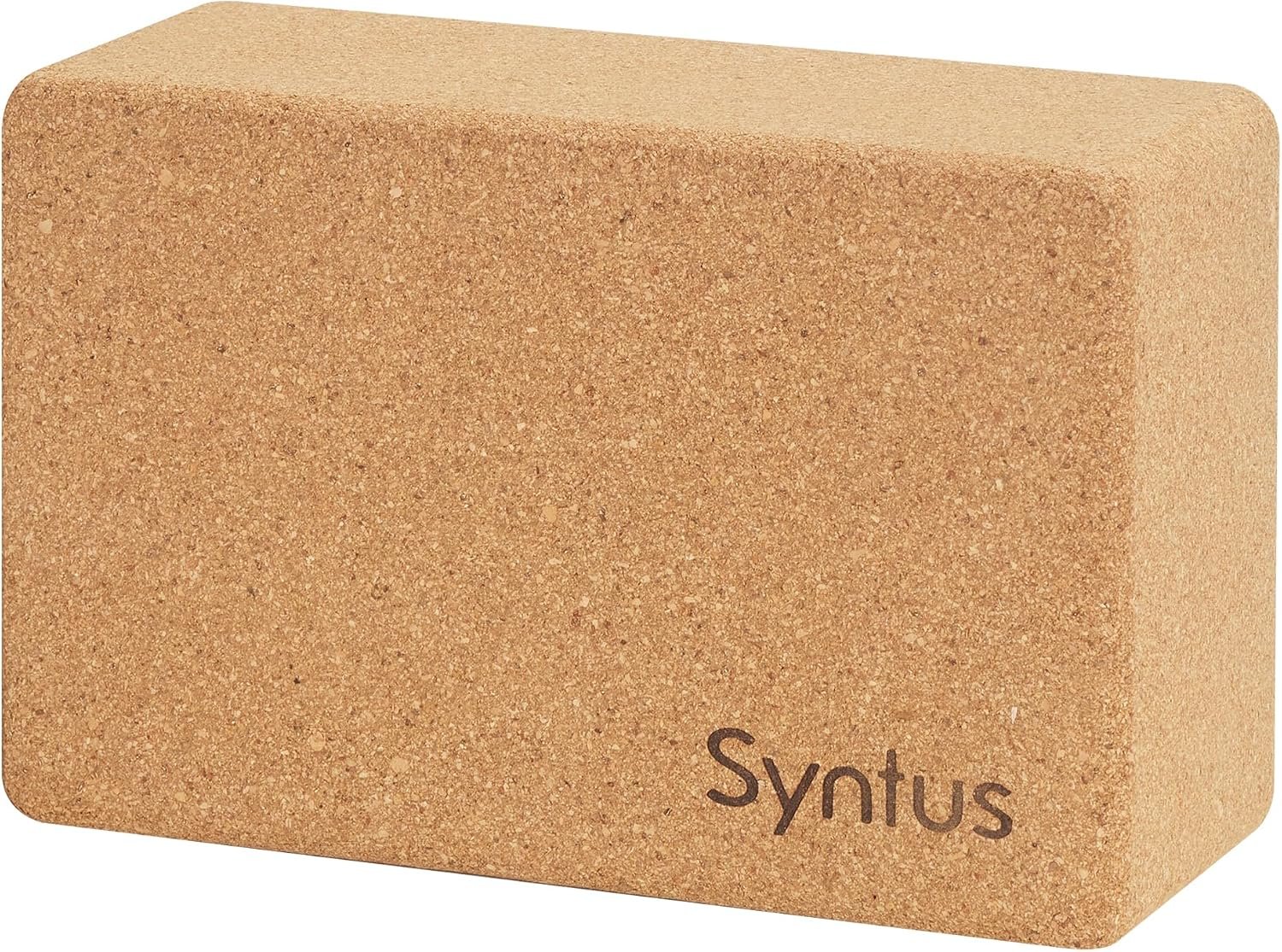 Syntus Cork Yoga Block for Yoga, Fitness, Pilates, Stretching