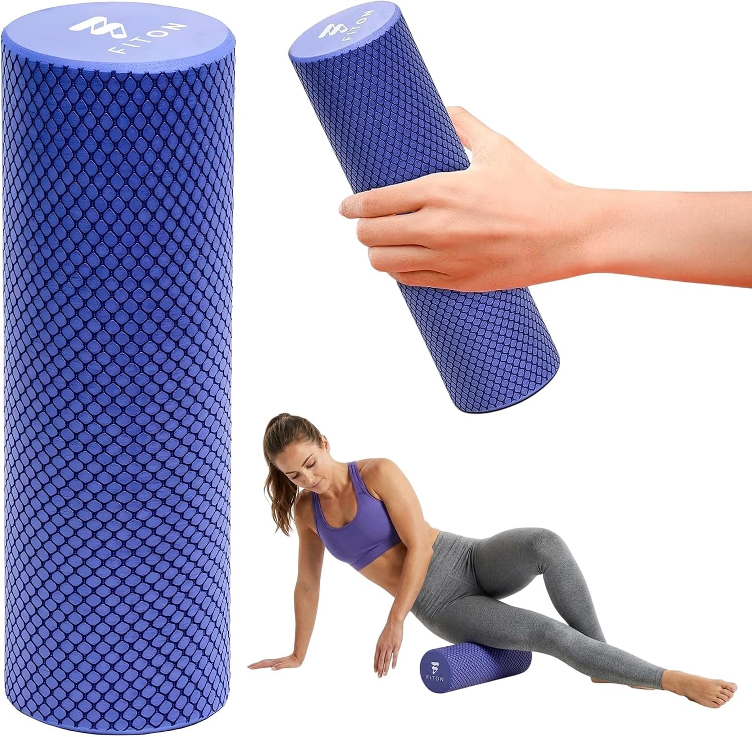 FitOn Travel Size Foam Roller for Muscle Recovery, Fitness & Home Exercise